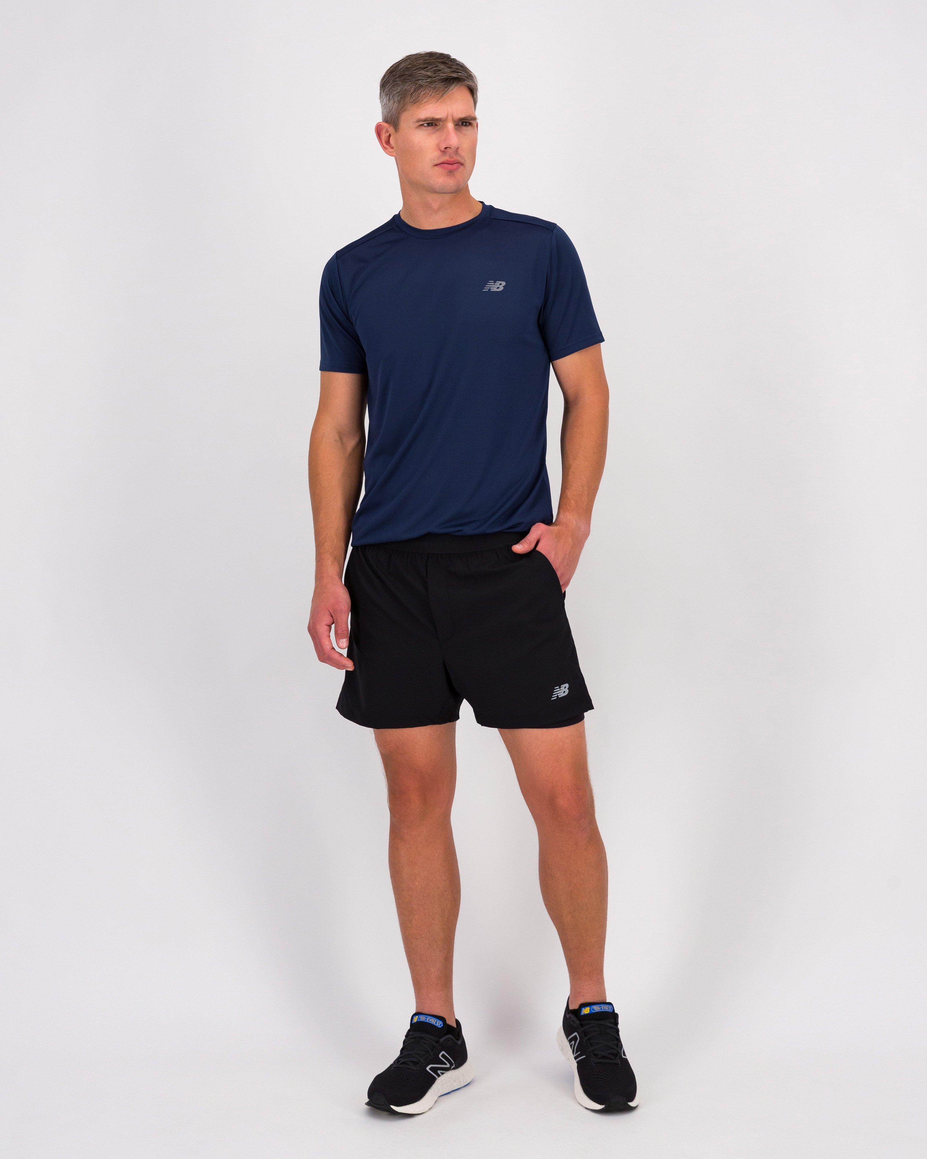 New Balance Men’s Athletics 2-in-1 5-inch Shorts -  Black