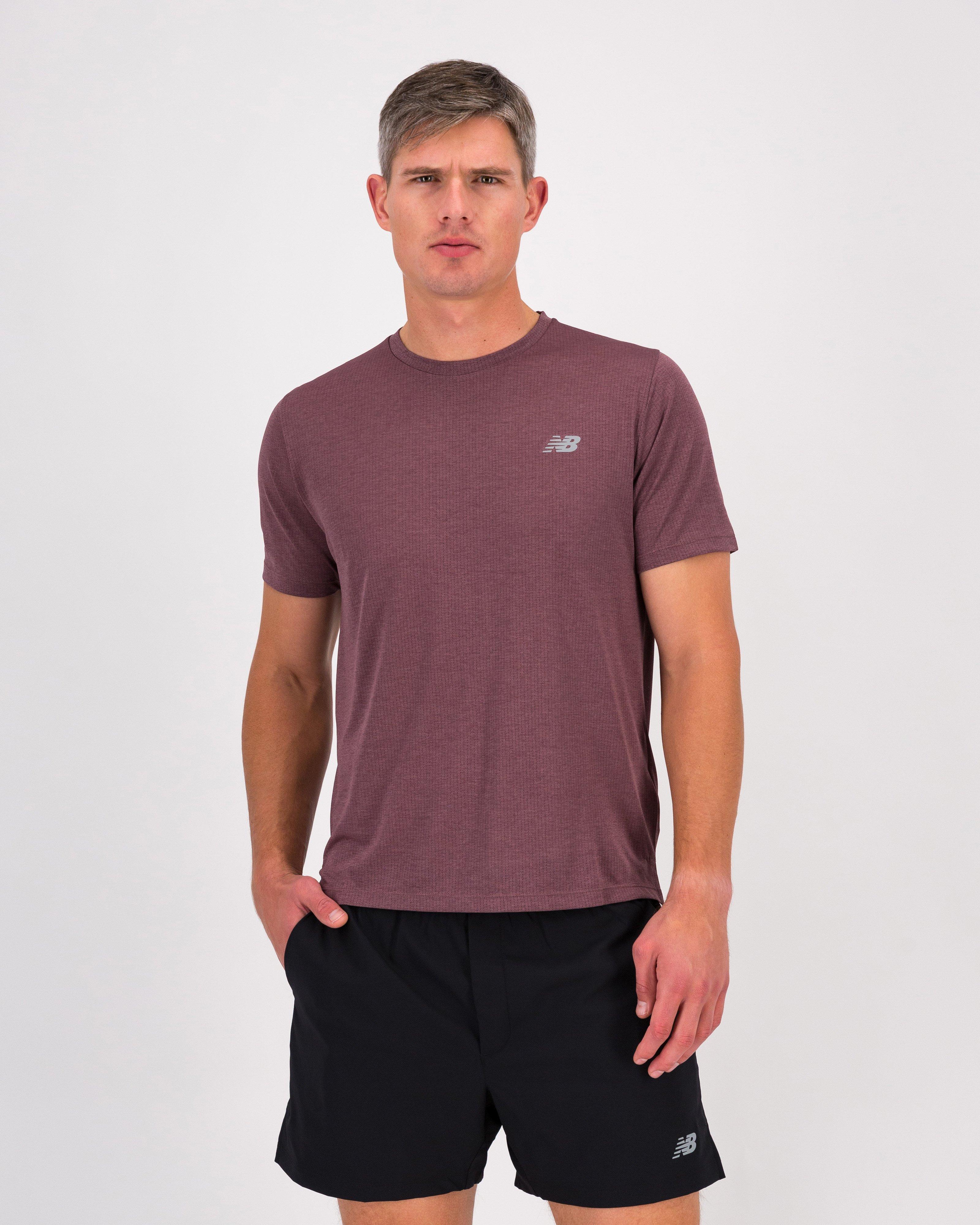 New Balance Men’s Athletics T-shirt -  Mauve