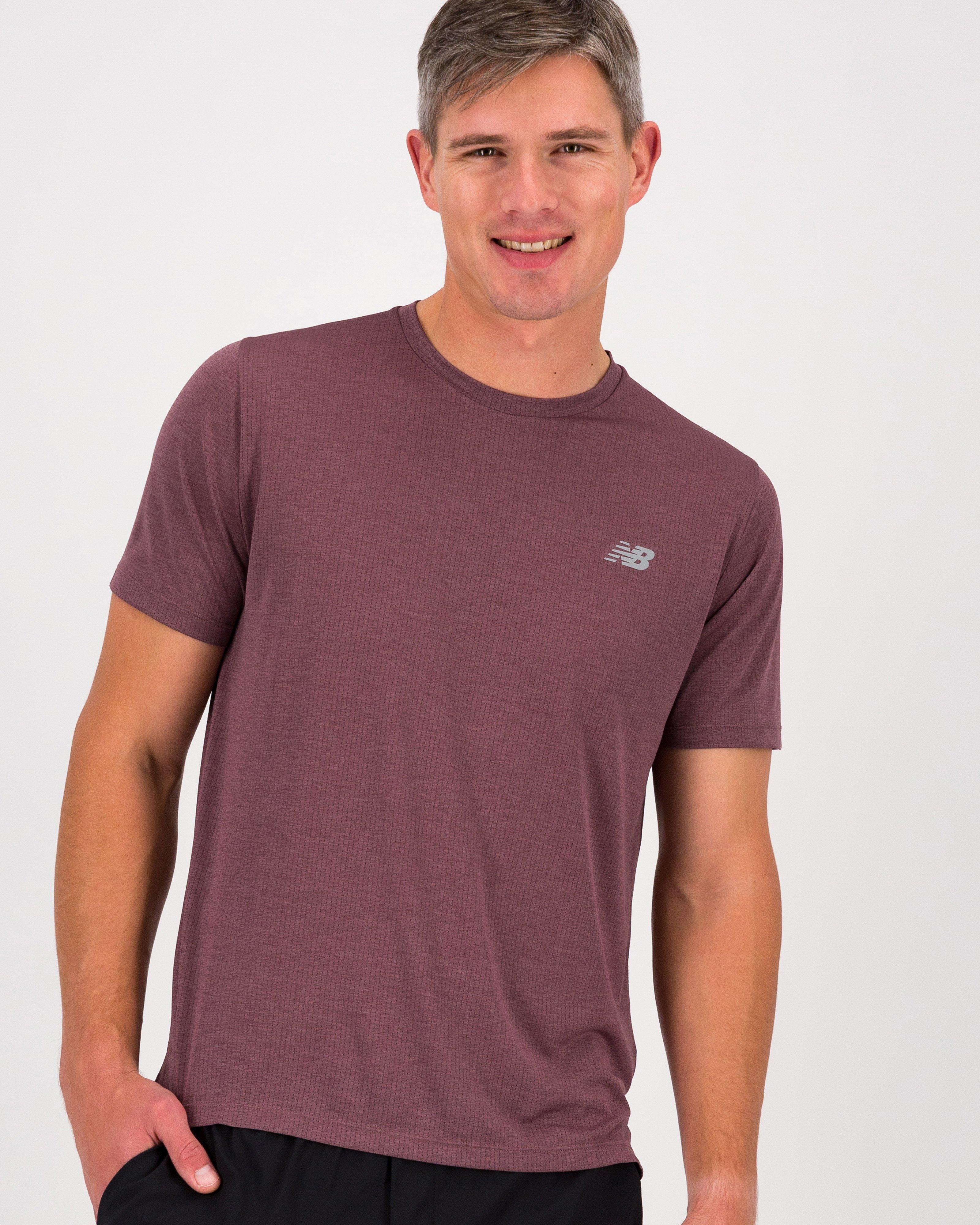 New Balance Men’s Athletics T-shirt -  Mauve