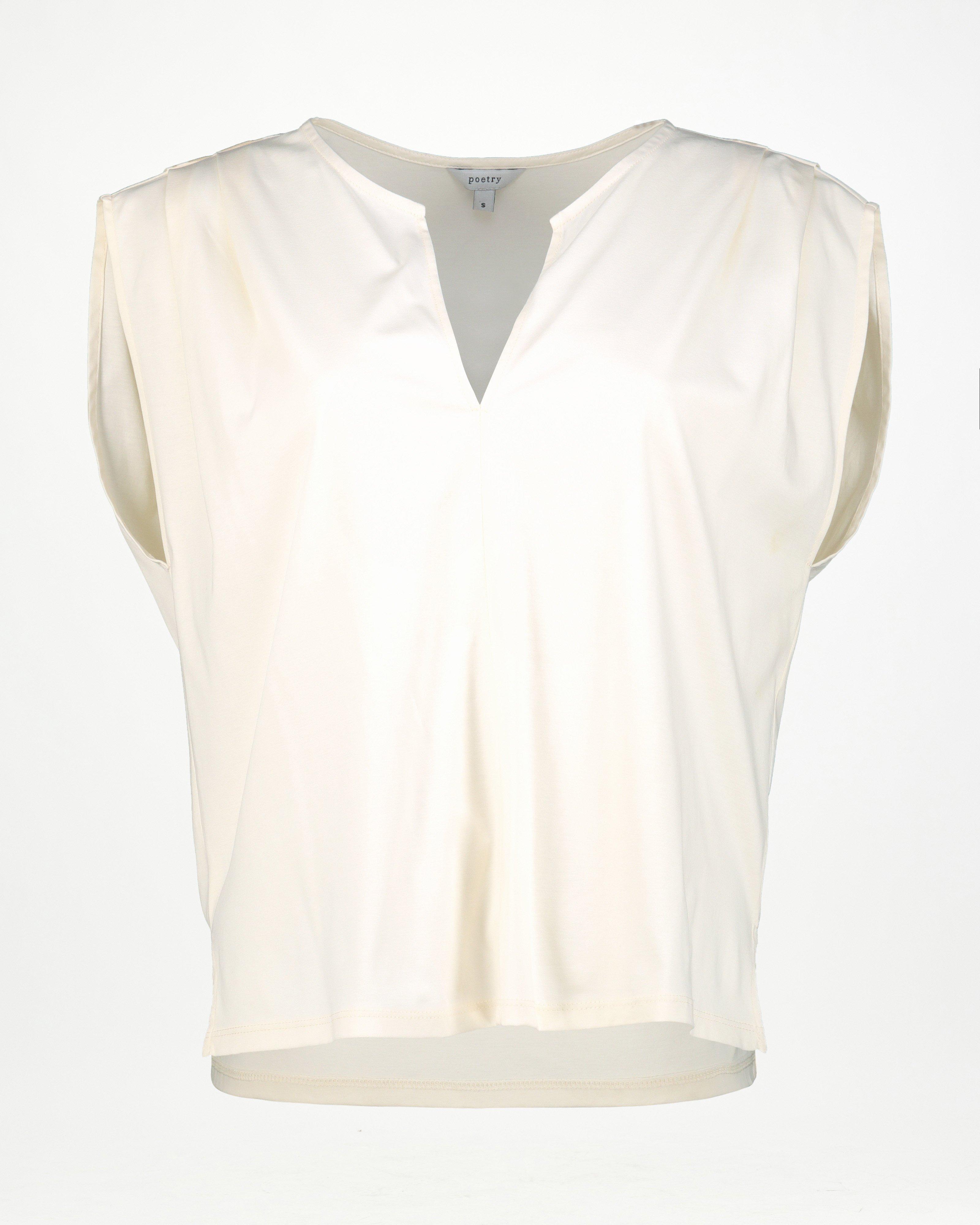 Jones Sleeve Detail Top -  Milk