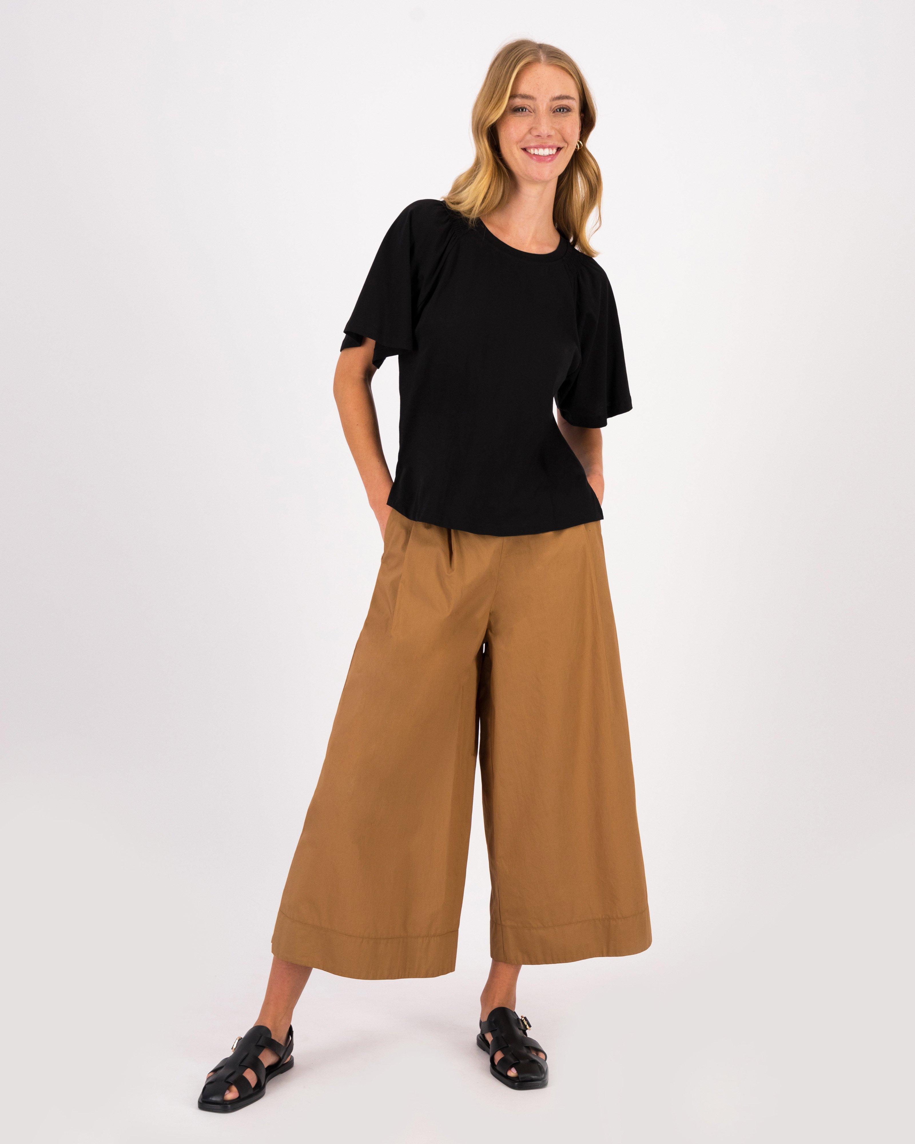 MCKAYSON FW22 WOMEN WIDE PLEATED CULOTTE
