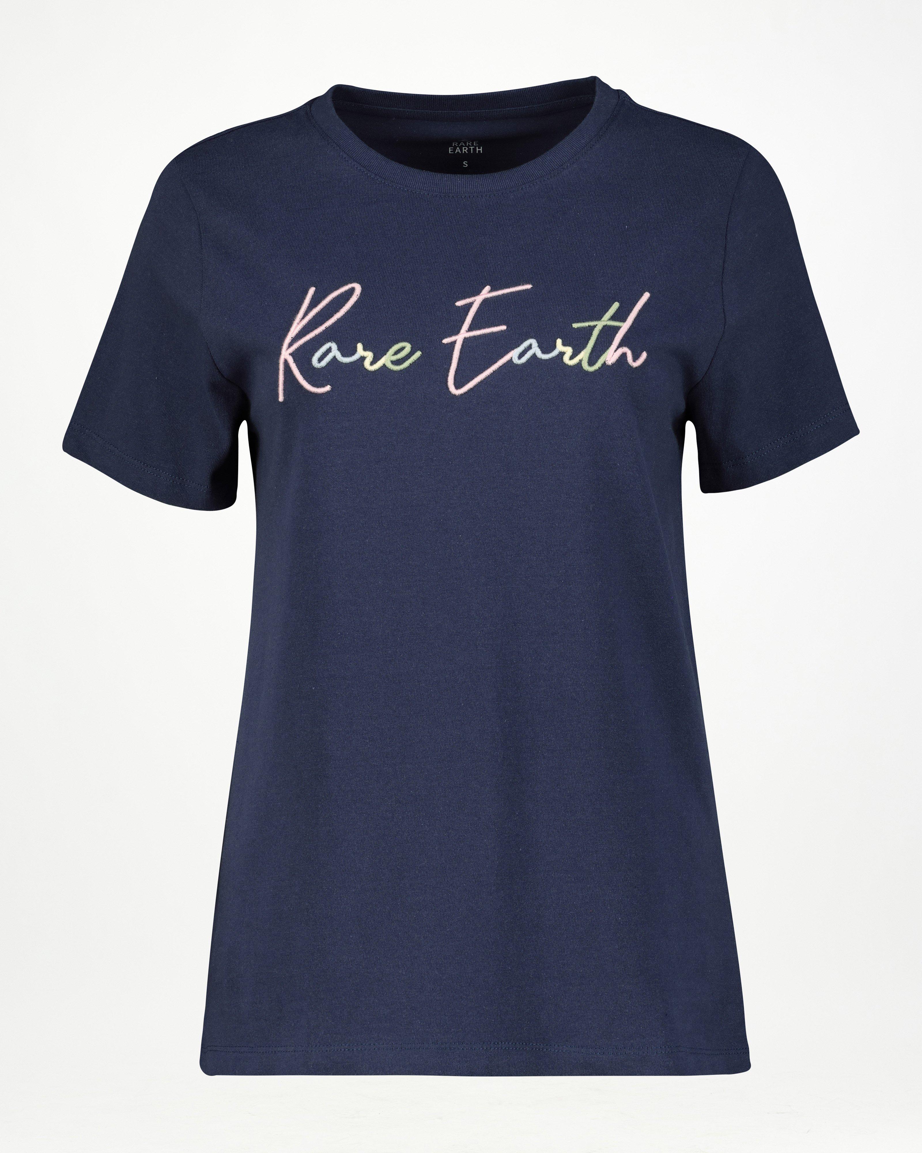 Rare Earth Women’s Lydia Graphic T-shirt -  Navy