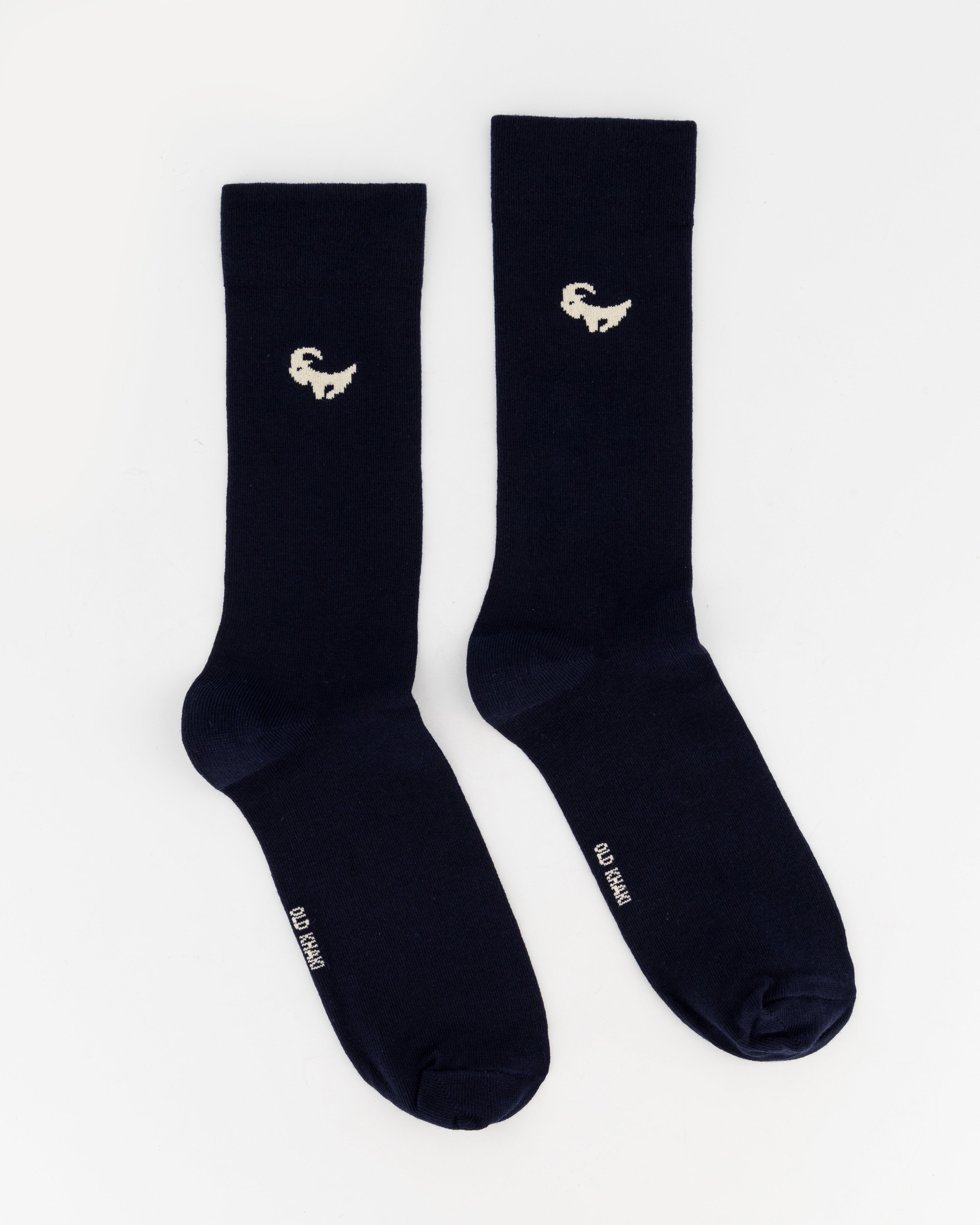 Men's 2-Pack Finn Branded Socks -  Grey