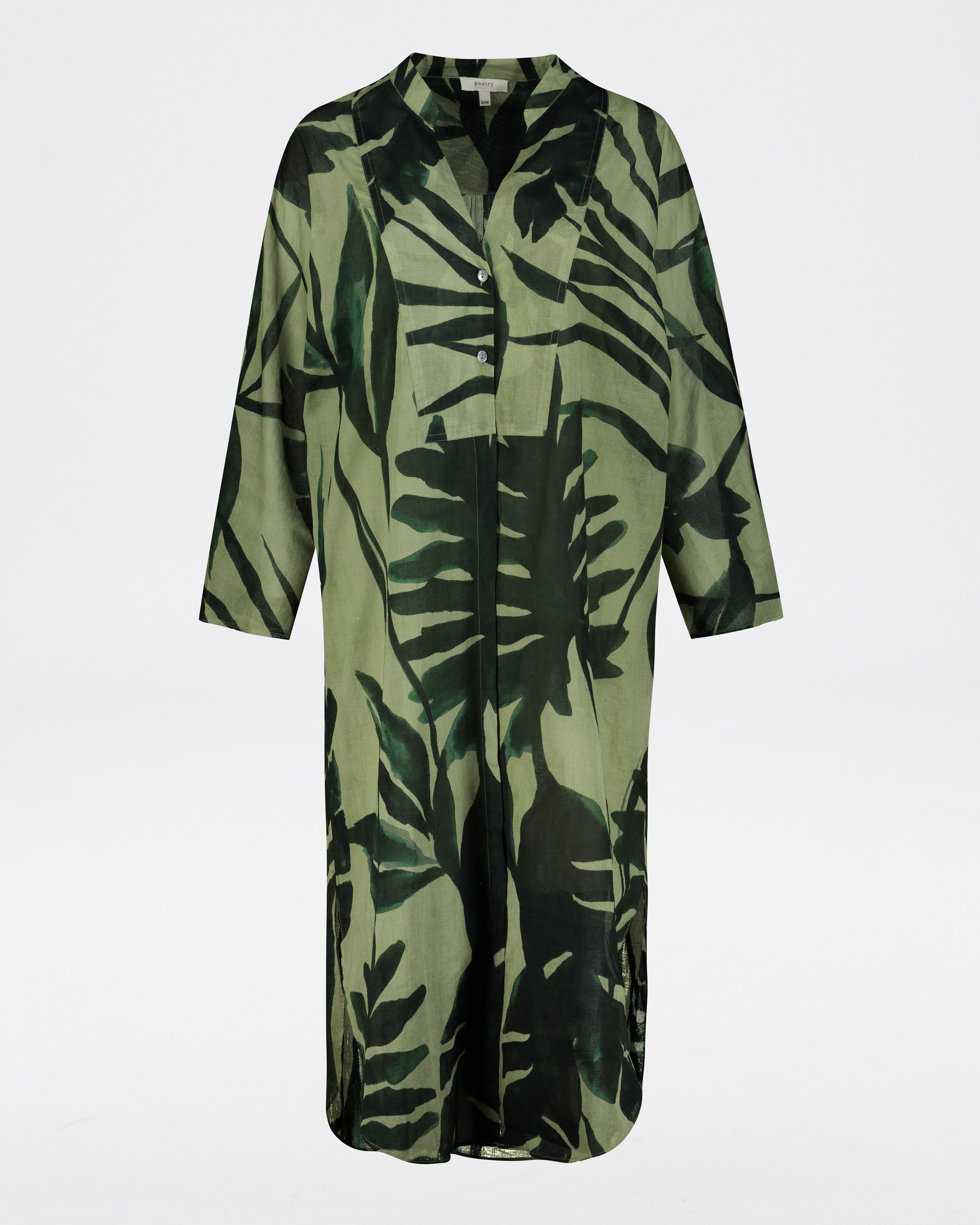 Mylah Tropical Kaftan -  Green