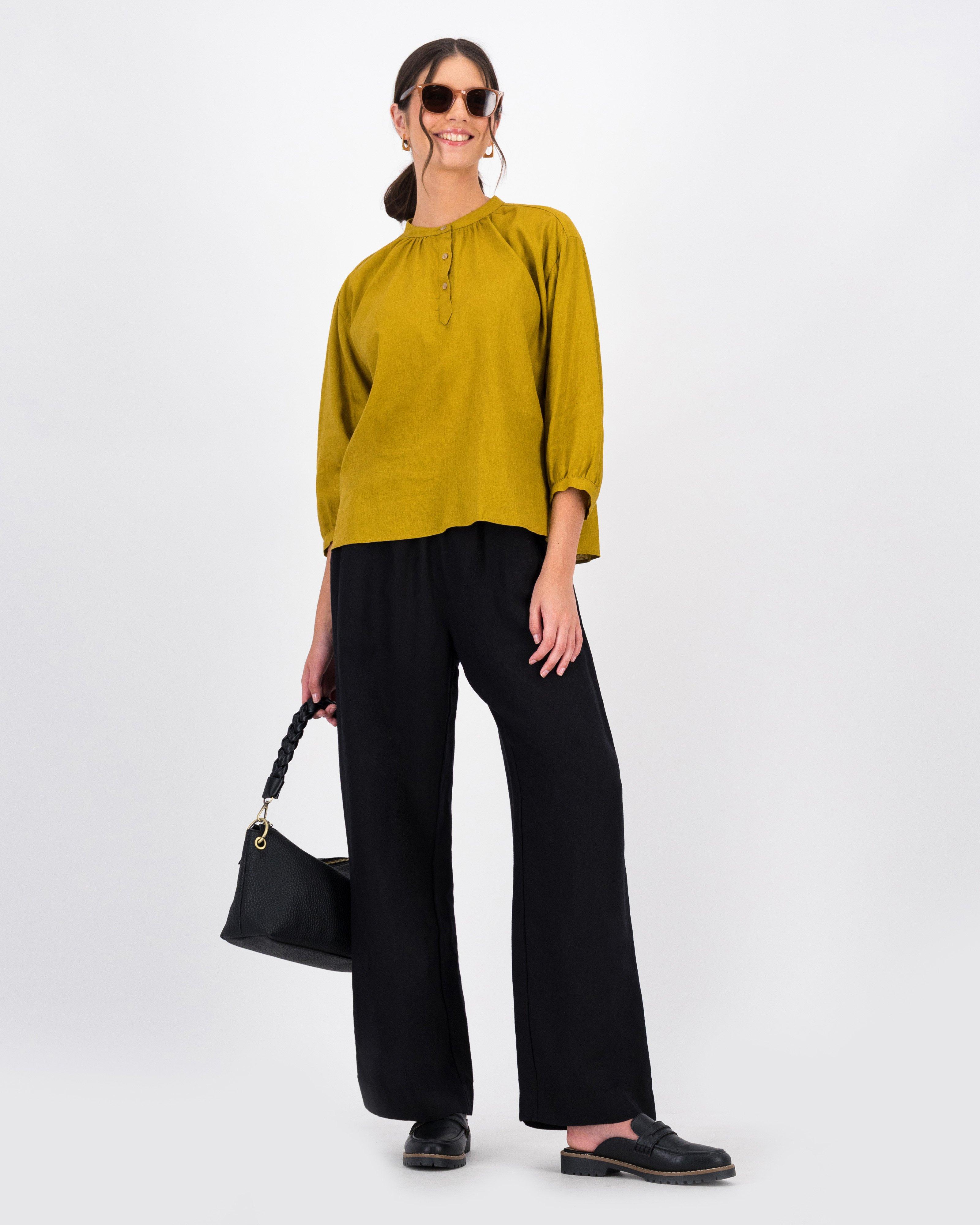 Women’s Edith Shell Blouse -  Camel