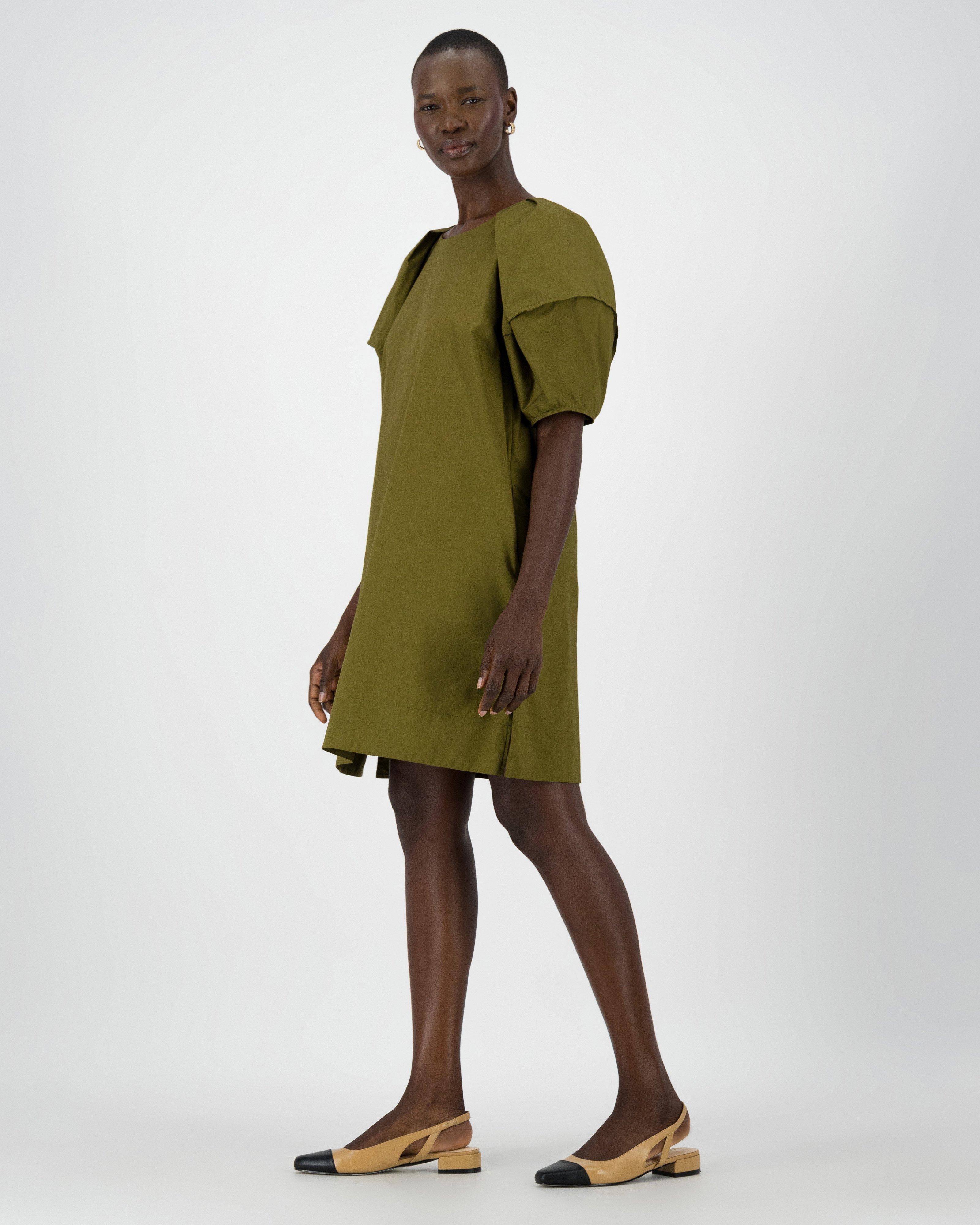 Rey Shift Dress -  Olive