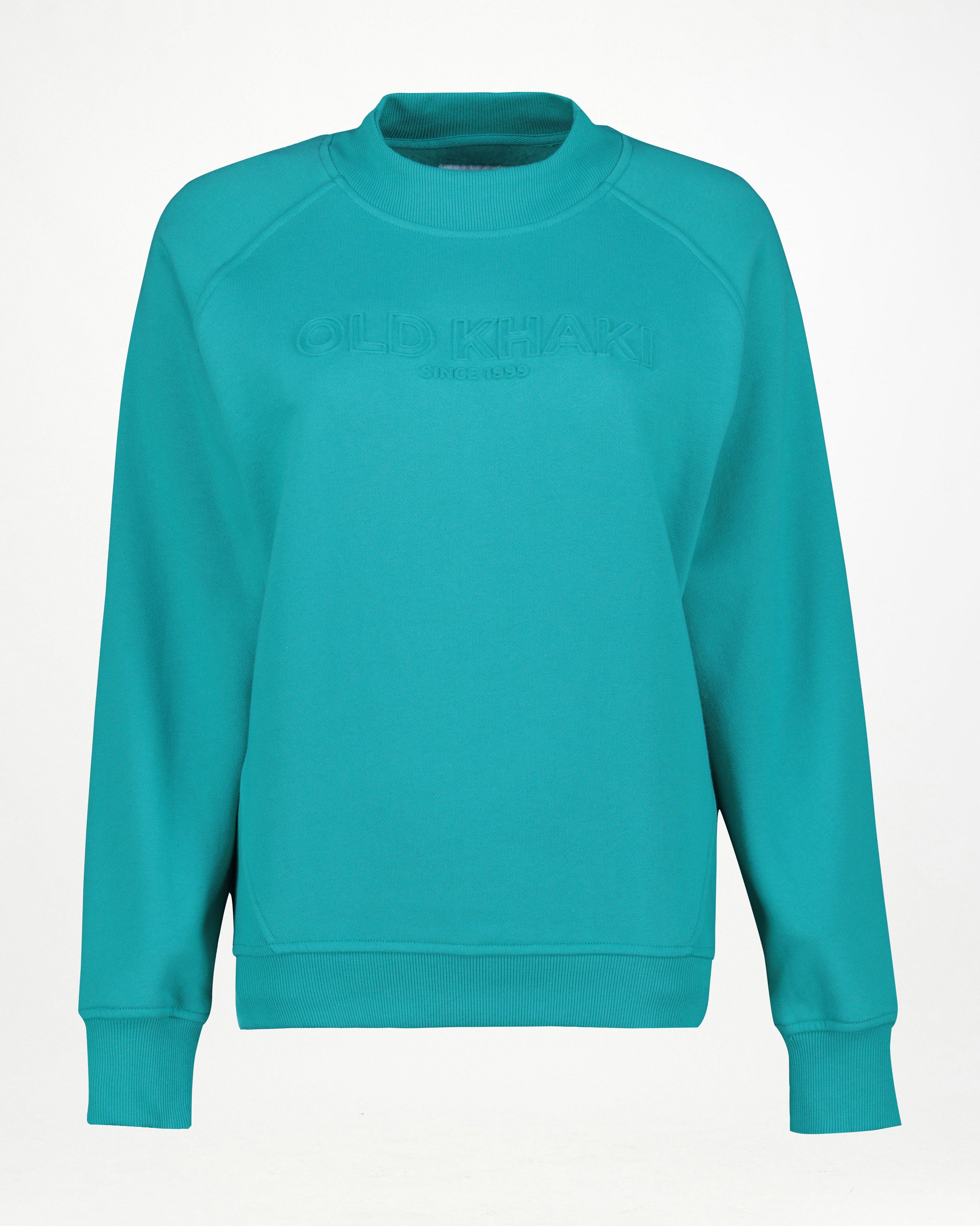 Women’s Cayla Embossed Sweat -  Aqua