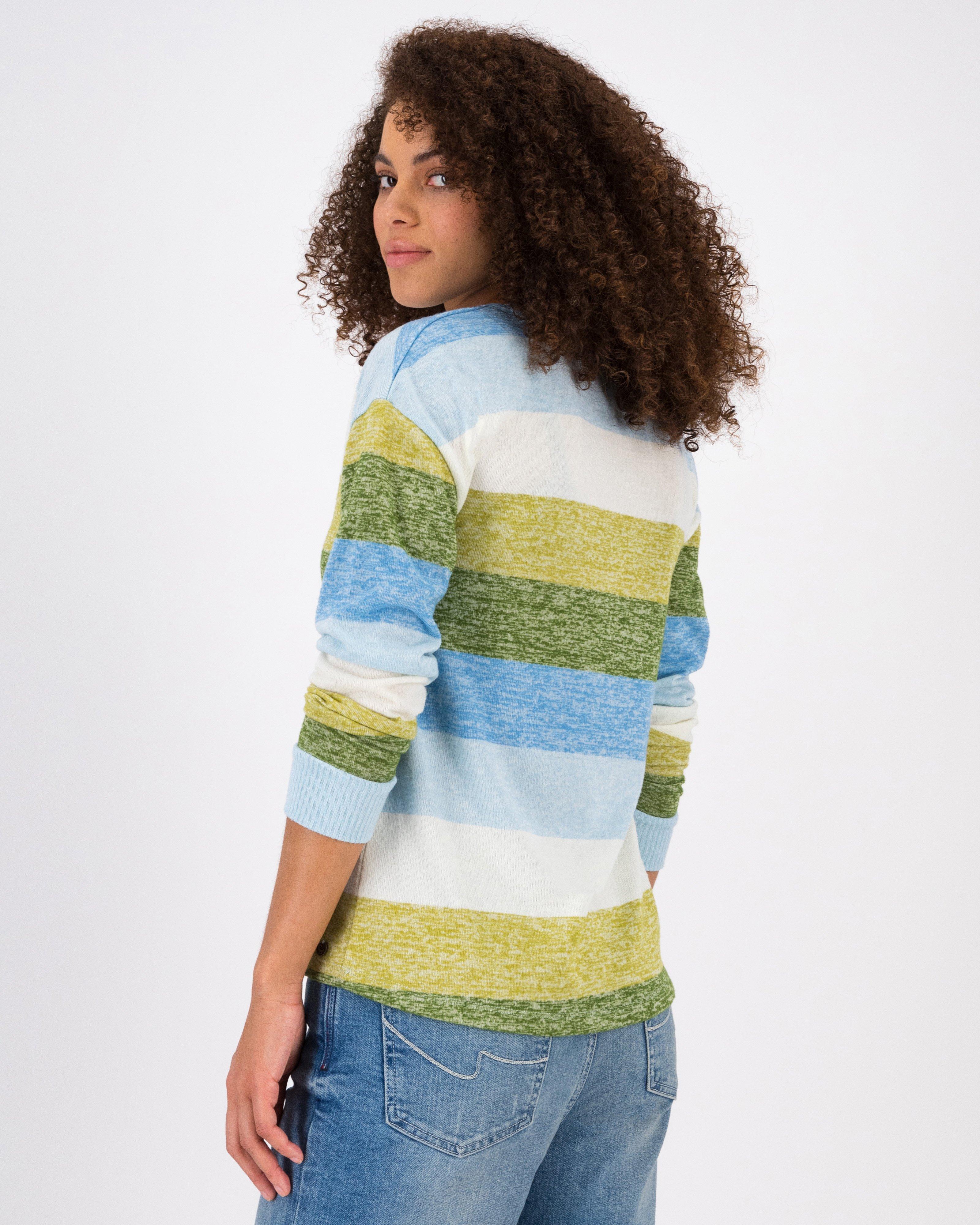 Sabira Twist Cutout Knit Top - Khaki main image 1
