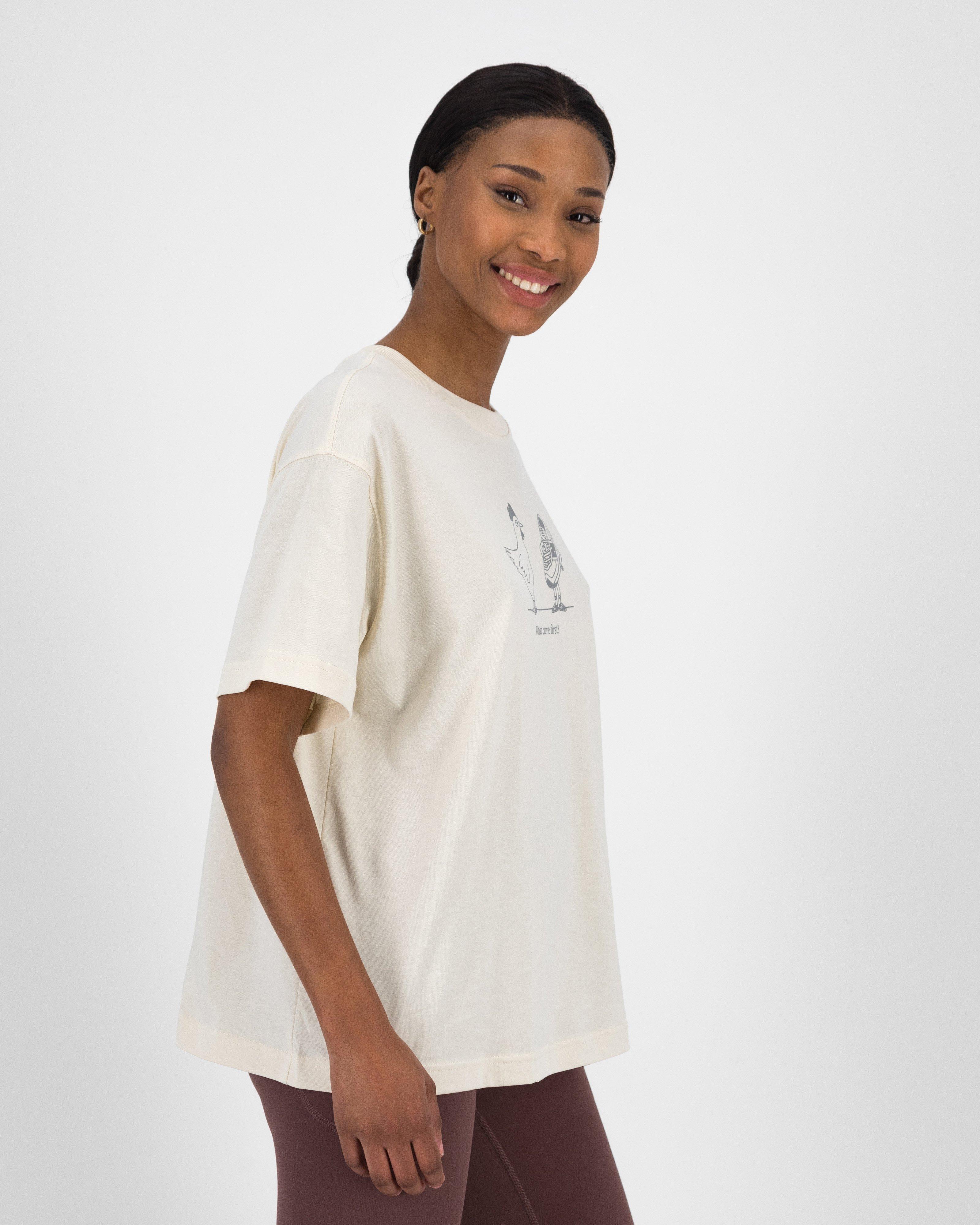 New Balance Women’s Sport Essentials Chicken T-shirt -  Cream