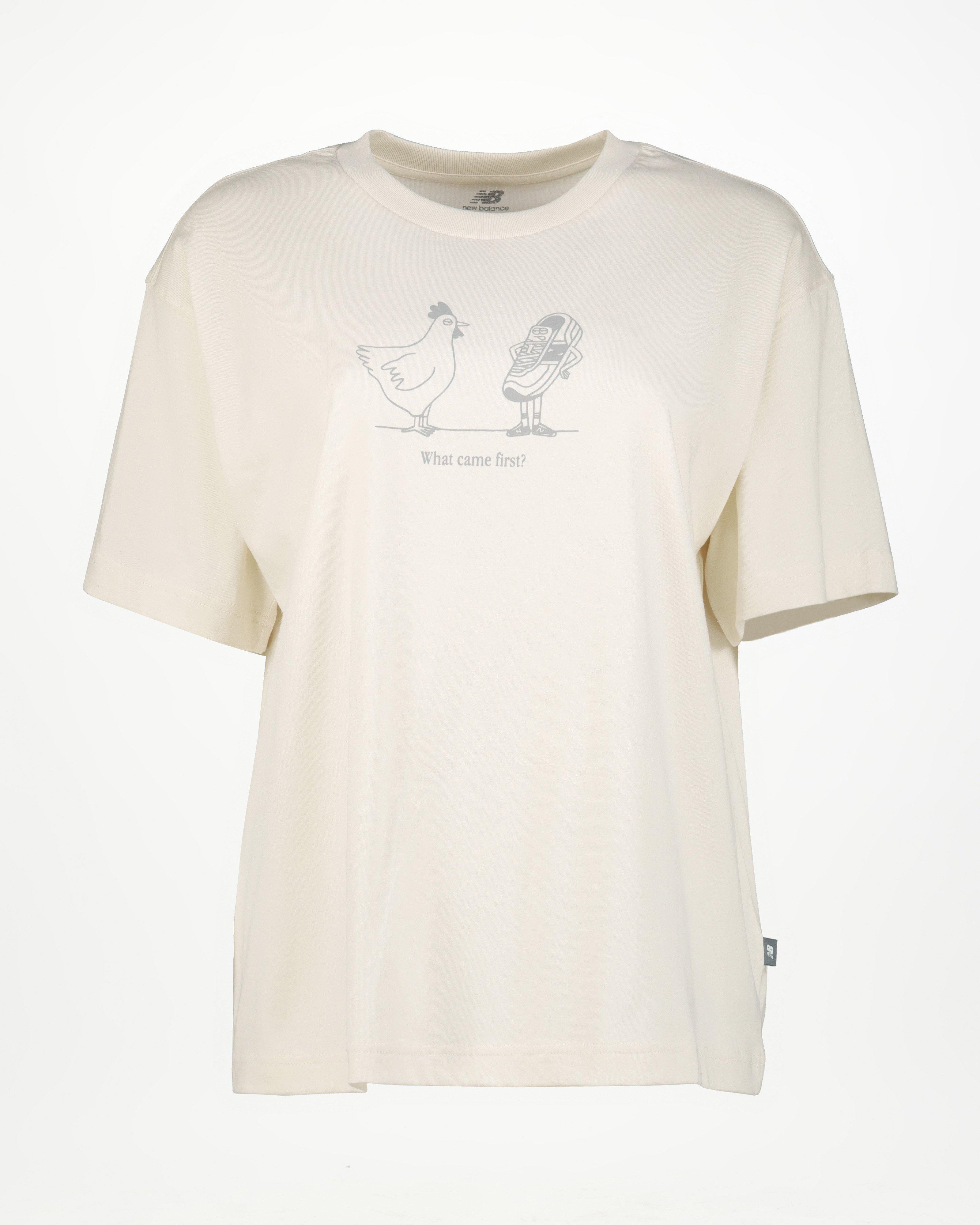 New Balance Women’s Sport Essentials Chicken T-shirt -  Cream