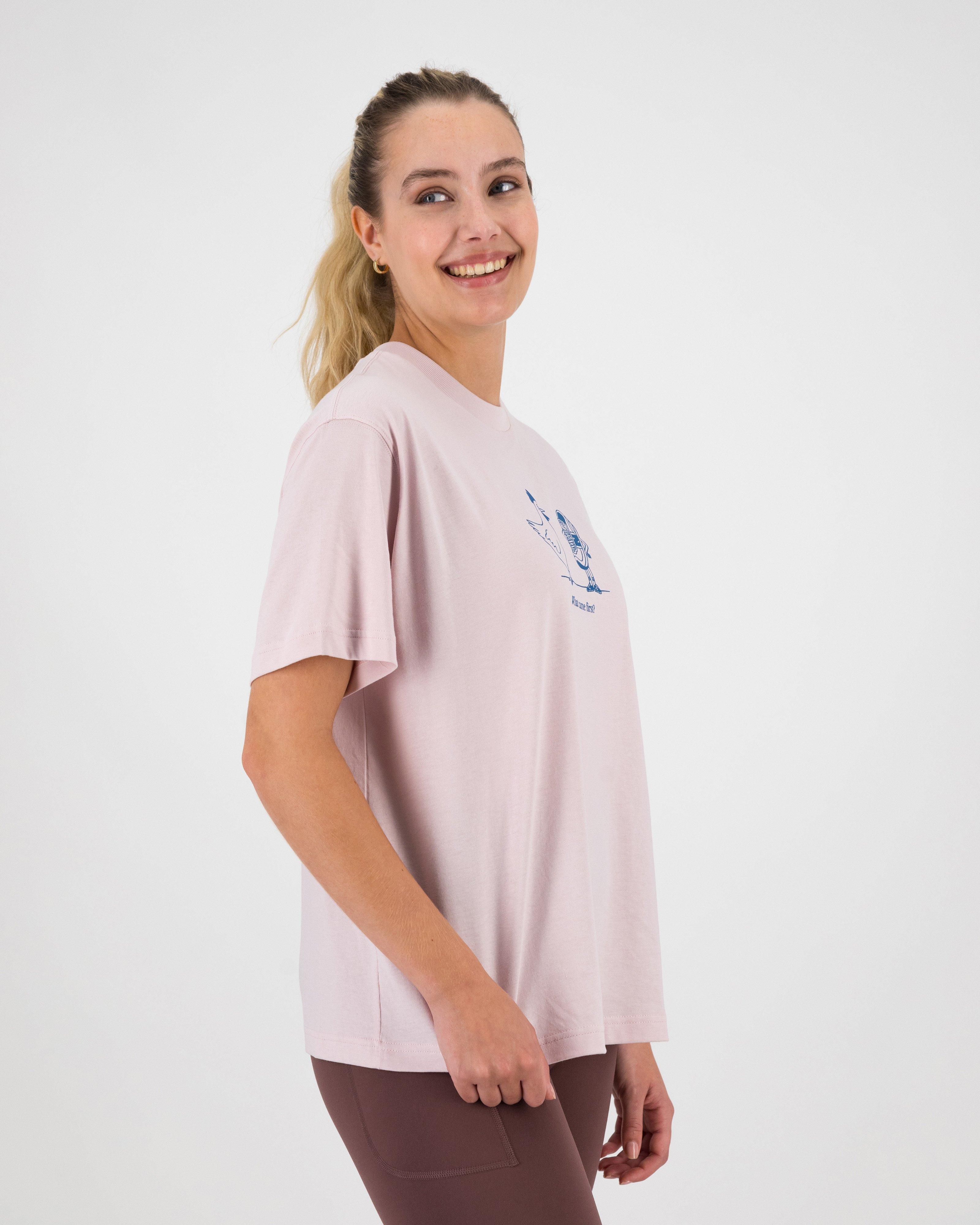 New Balance Women’s Sport Essentials Chicken T-shirt -  Dusty Pink