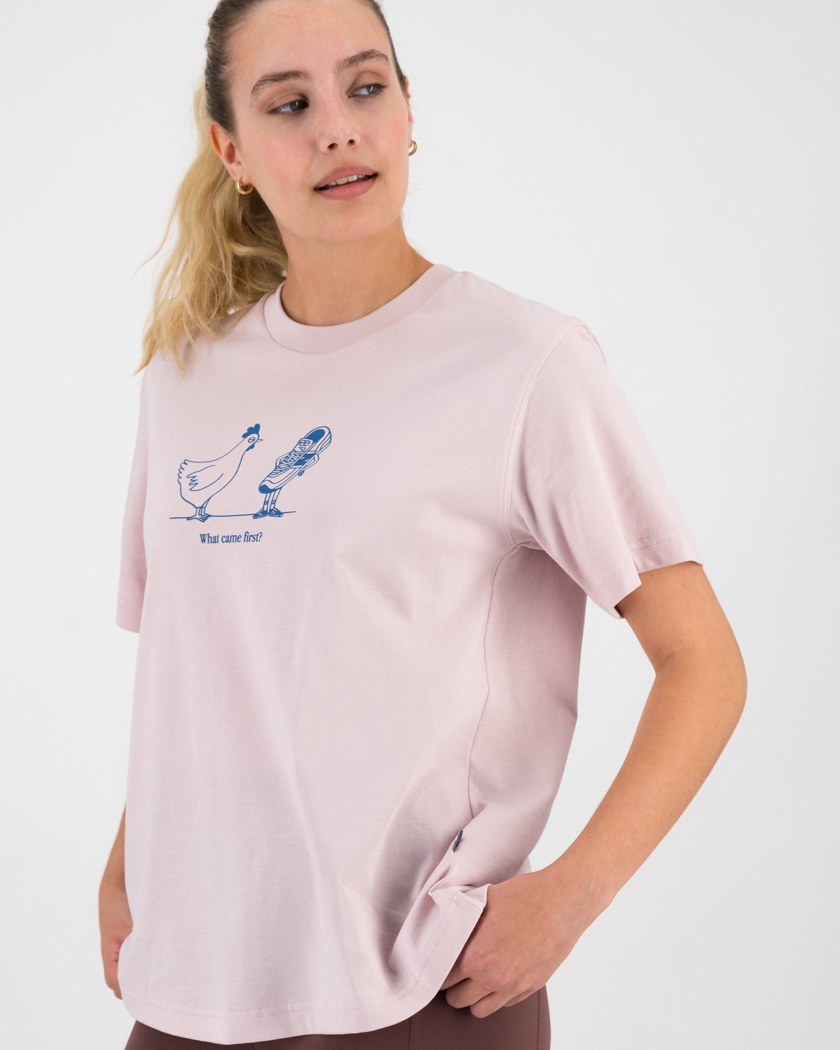 New Balance Women’s Sport Essentials Chicken T-shirt -  Dusty Pink