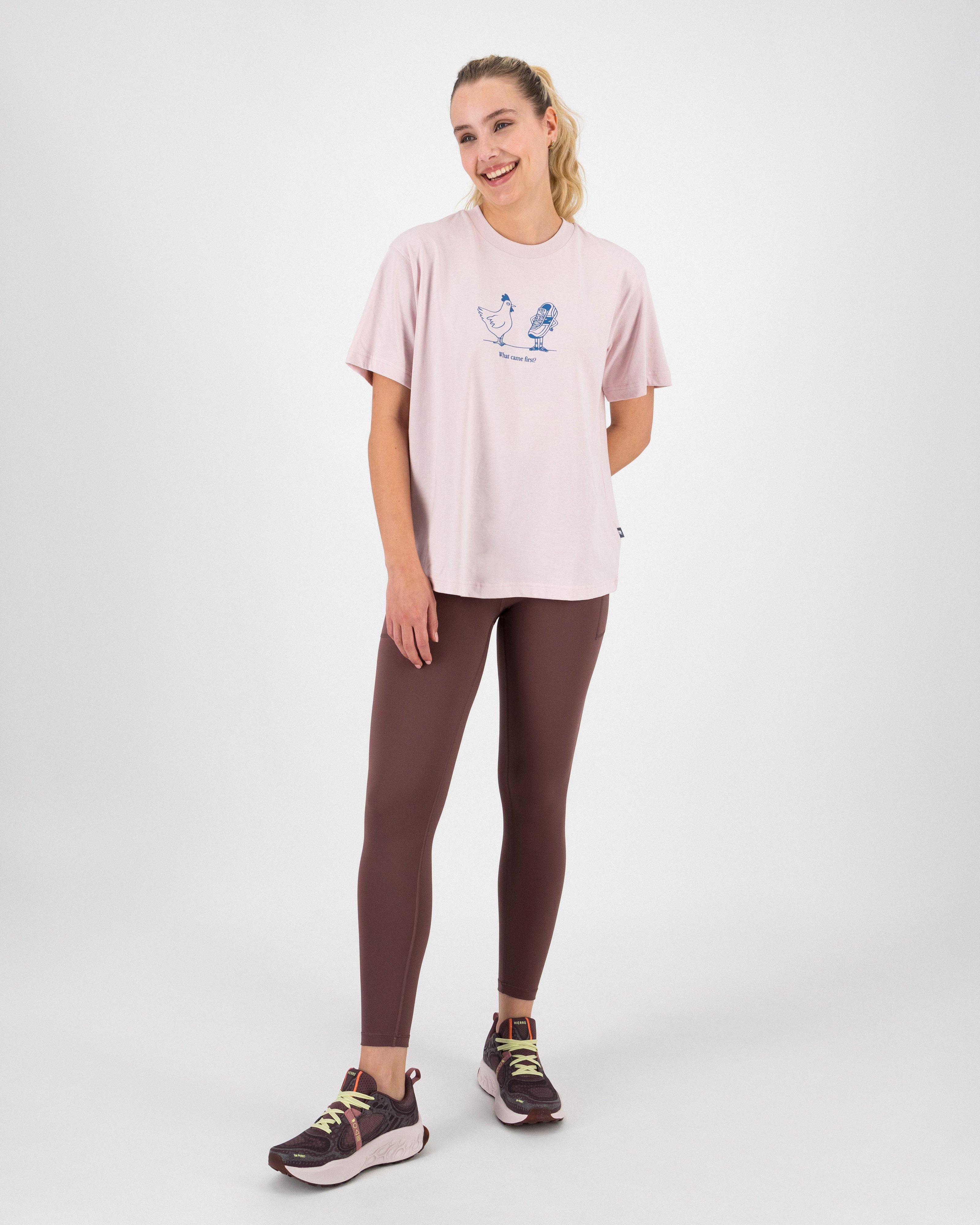 New Balance Women’s Sport Essentials Chicken T-shirt -  Dusty Pink