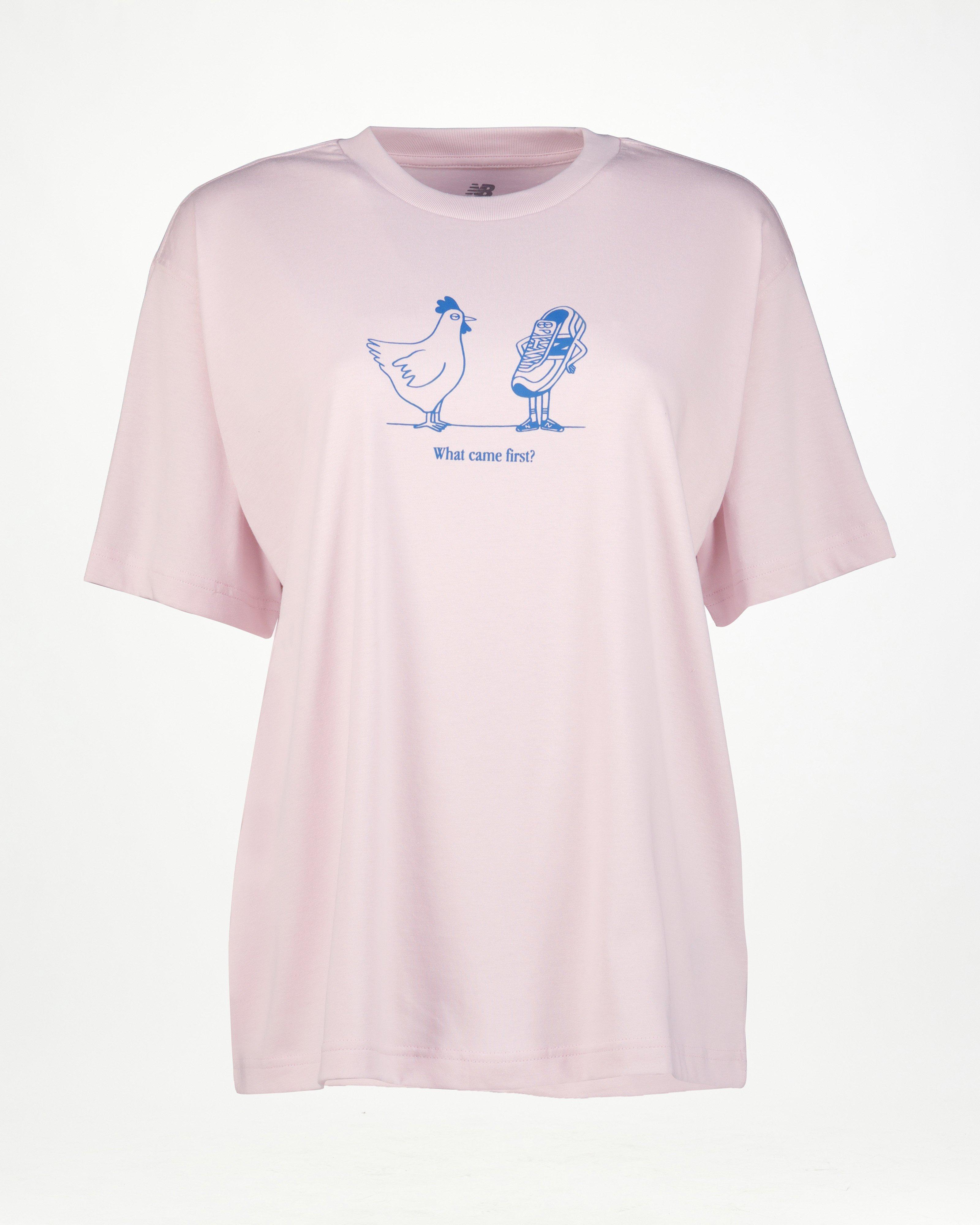 New Balance Women’s Sport Essentials Chicken T-shirt -  Dusty Pink