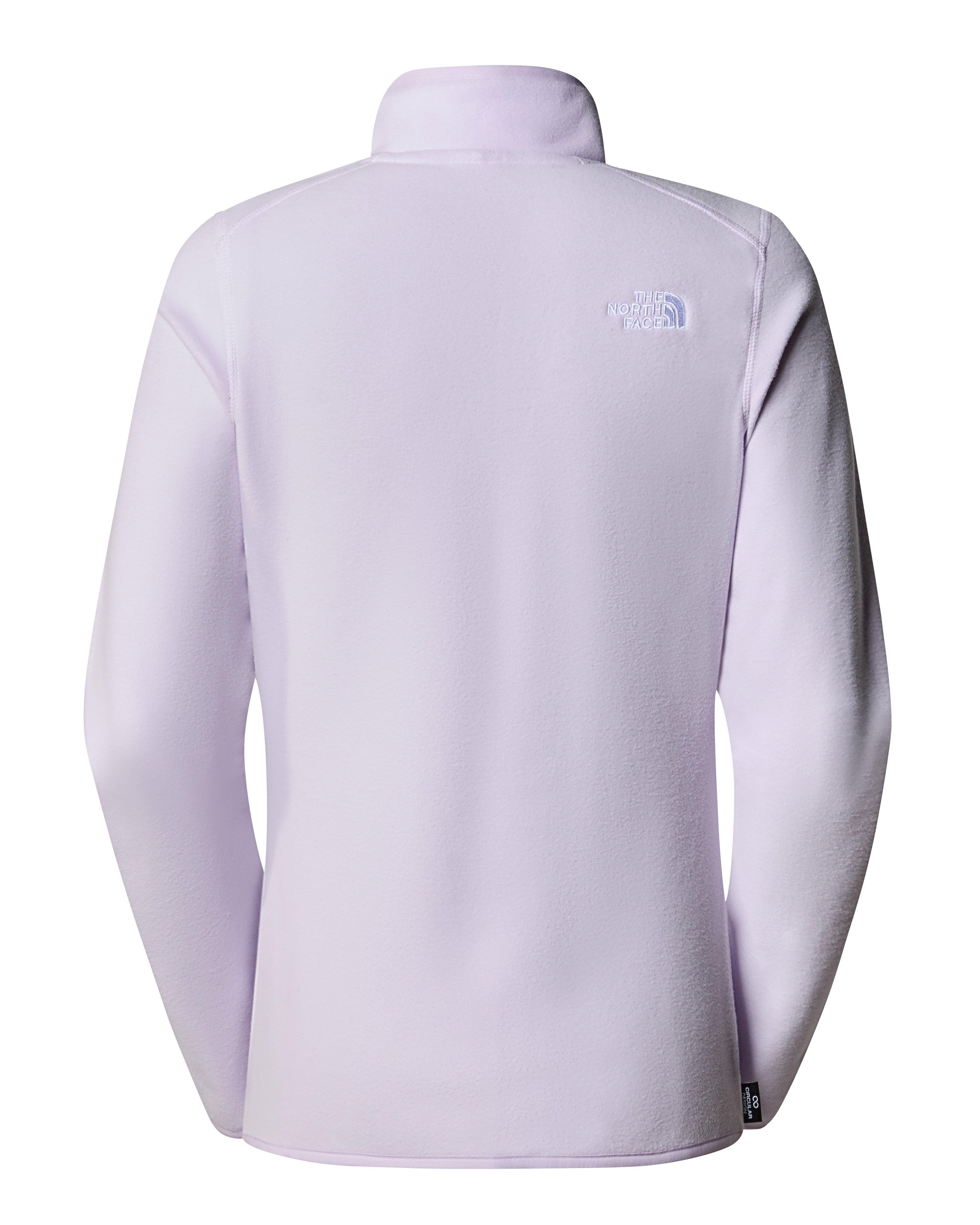 The North Face Women’s 100 Glacier 1/4 Zip Fleece Top -  Lilac