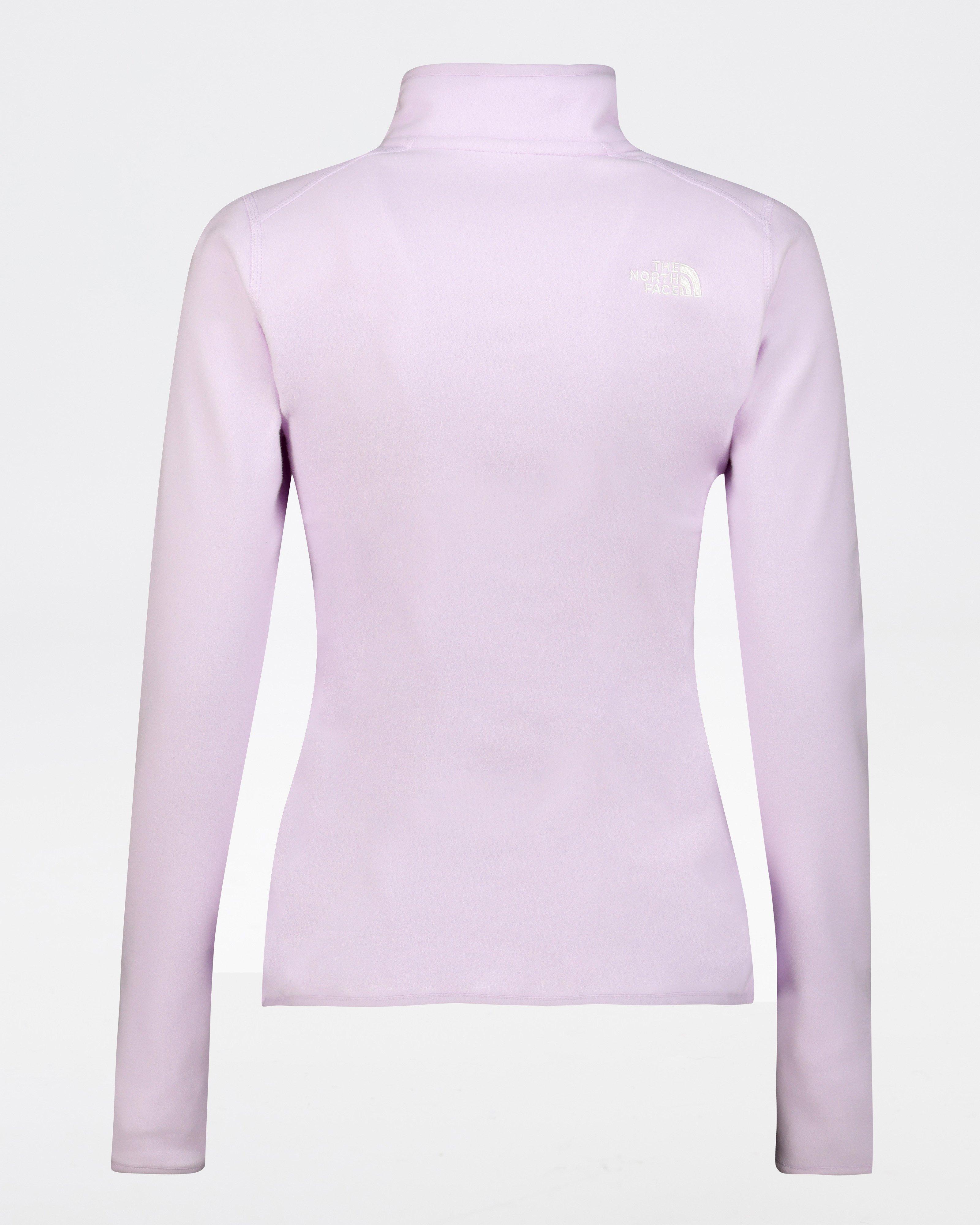 The North Face Women’s 100 Glacier 1/4 Zip Fleece Top -  Lilac