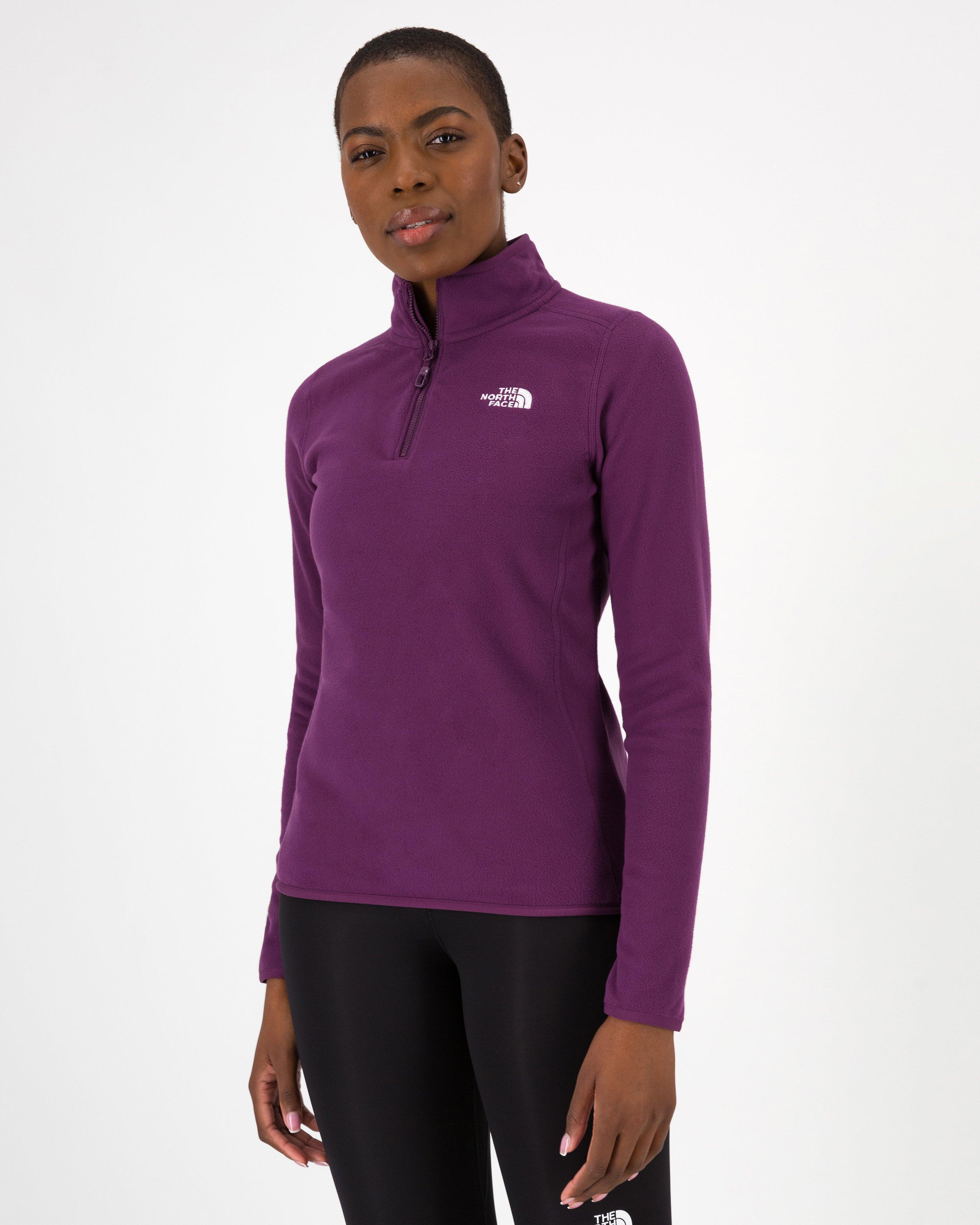 Purple half zip fleece best sale