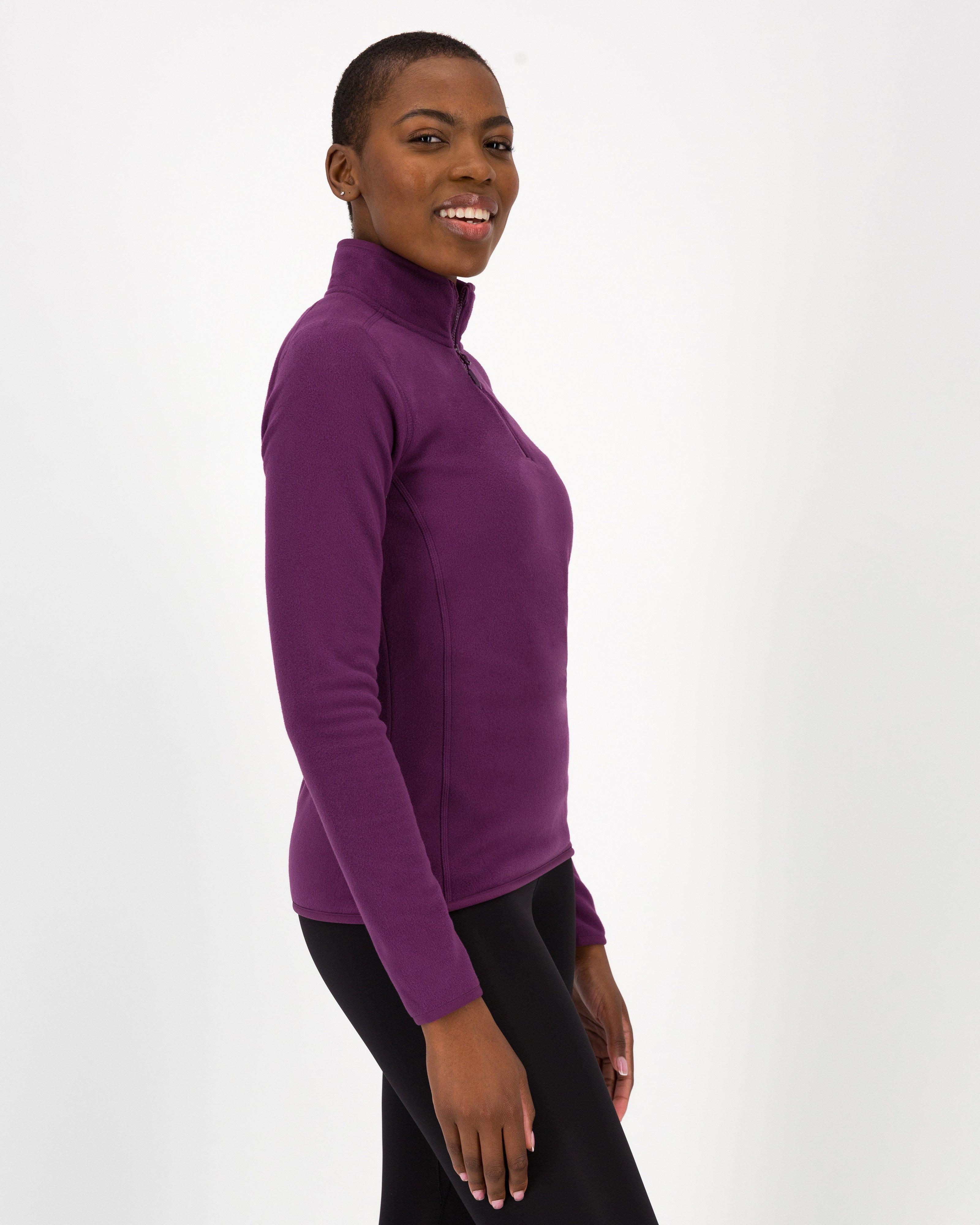 The North Face Women’s 100 Glacier 1/4 Zip Fleece Top -  Purple