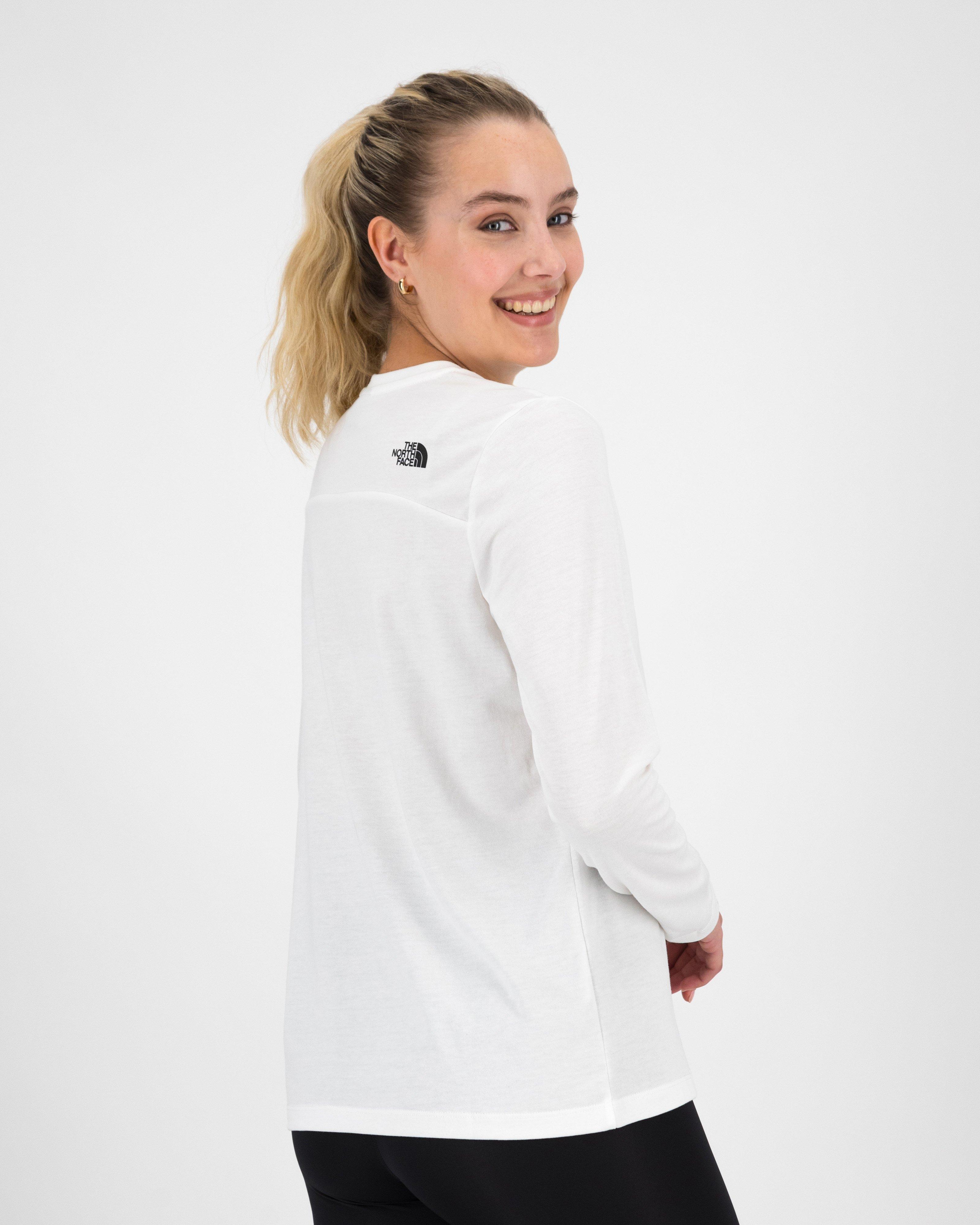 The North Face Women’s Simple Dome Long Sleeve T-shirt -  White