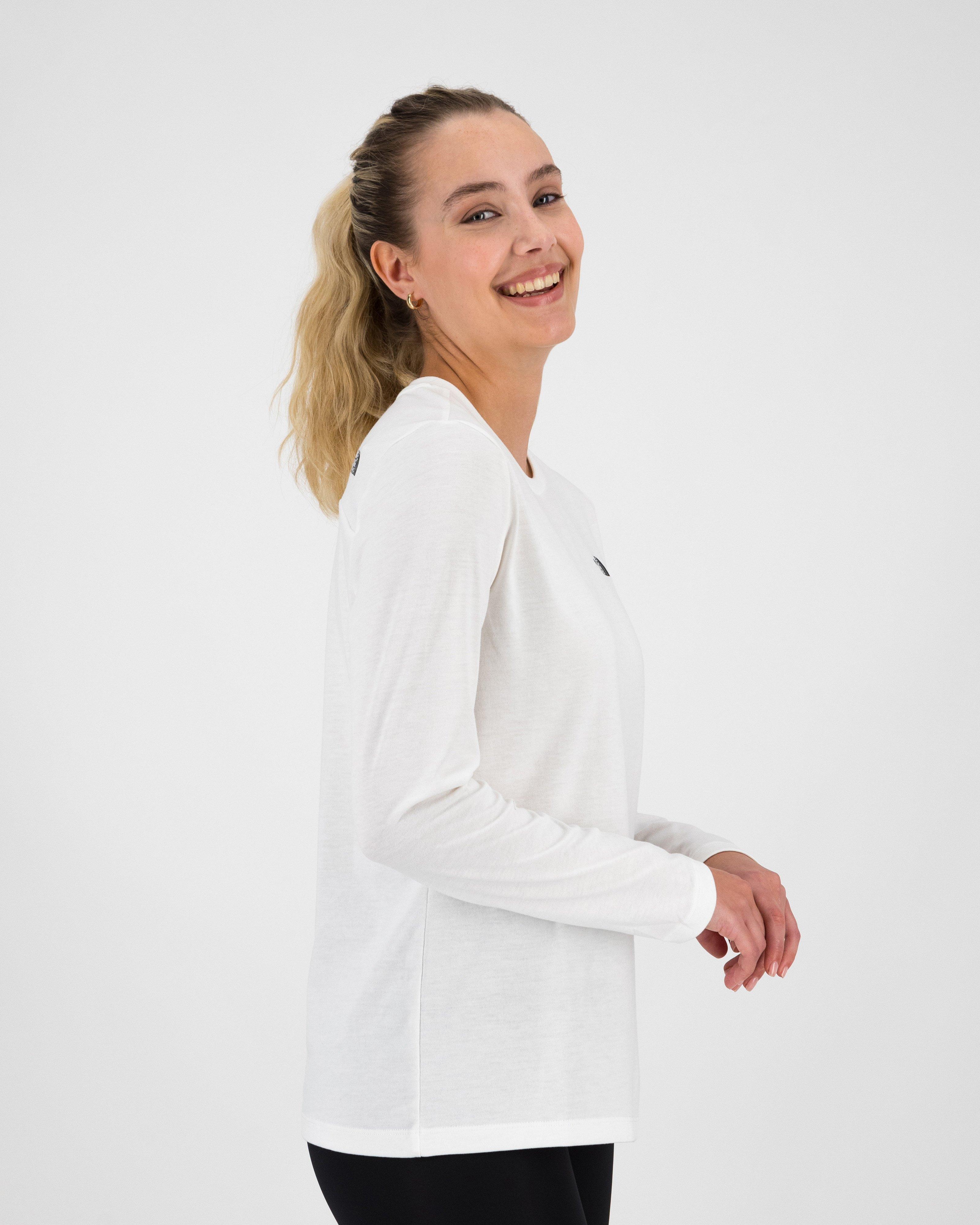 The North Face Women’s Simple Dome Long Sleeve T-shirt -  White