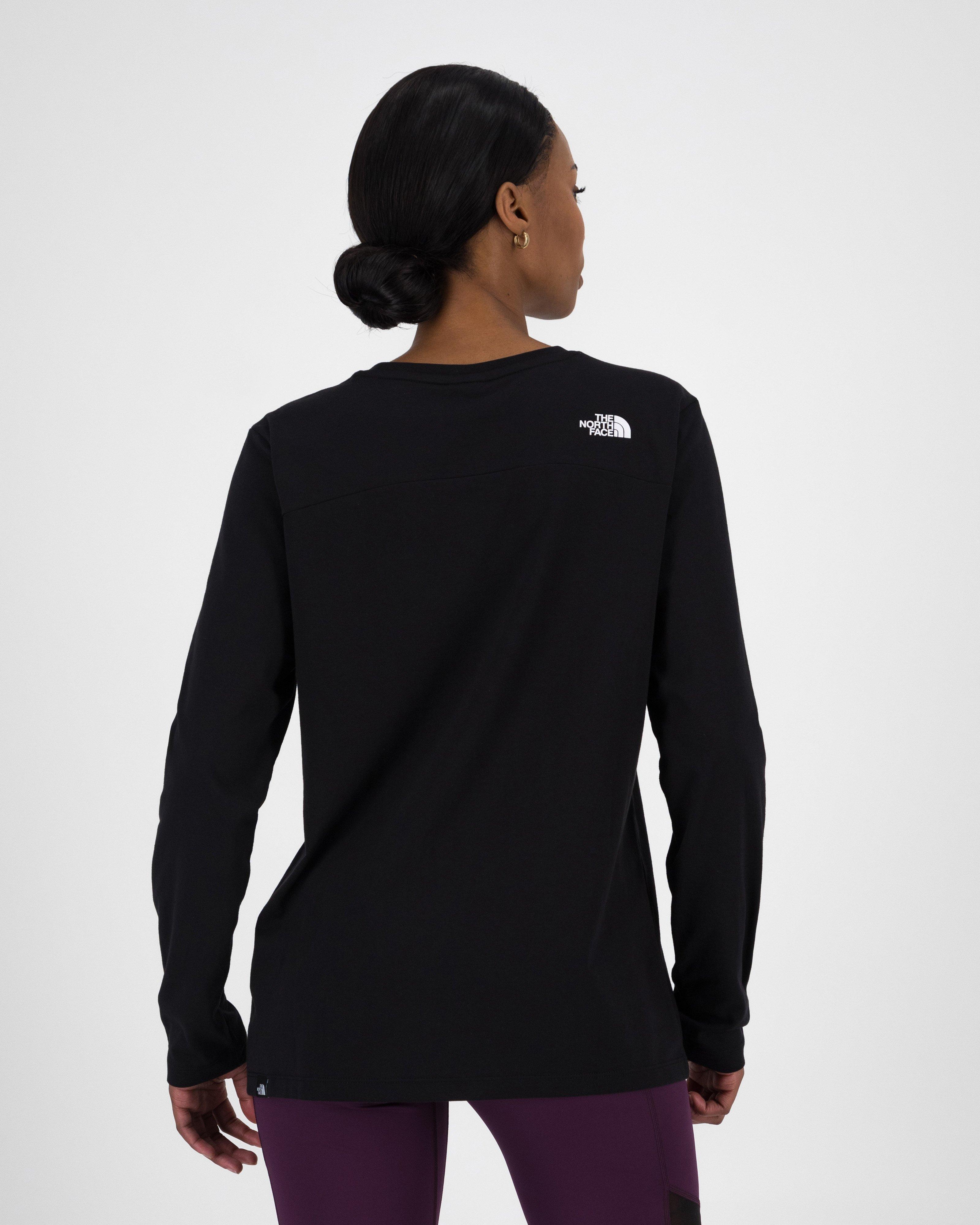 North Face Women’s Simple Dome Long Sleeve T-shirt -  Black