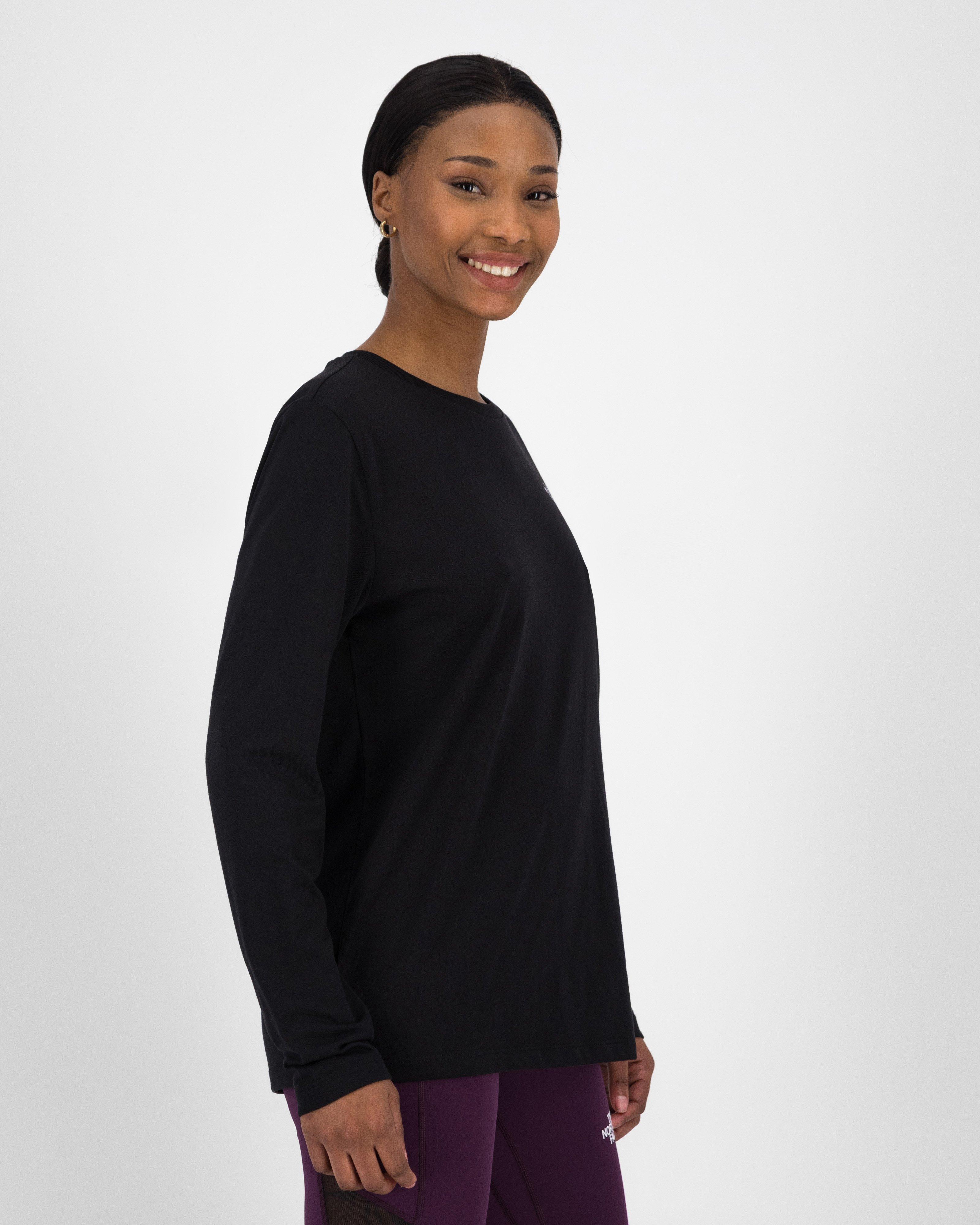 North Face Women’s Simple Dome Long Sleeve T-shirt -  Black