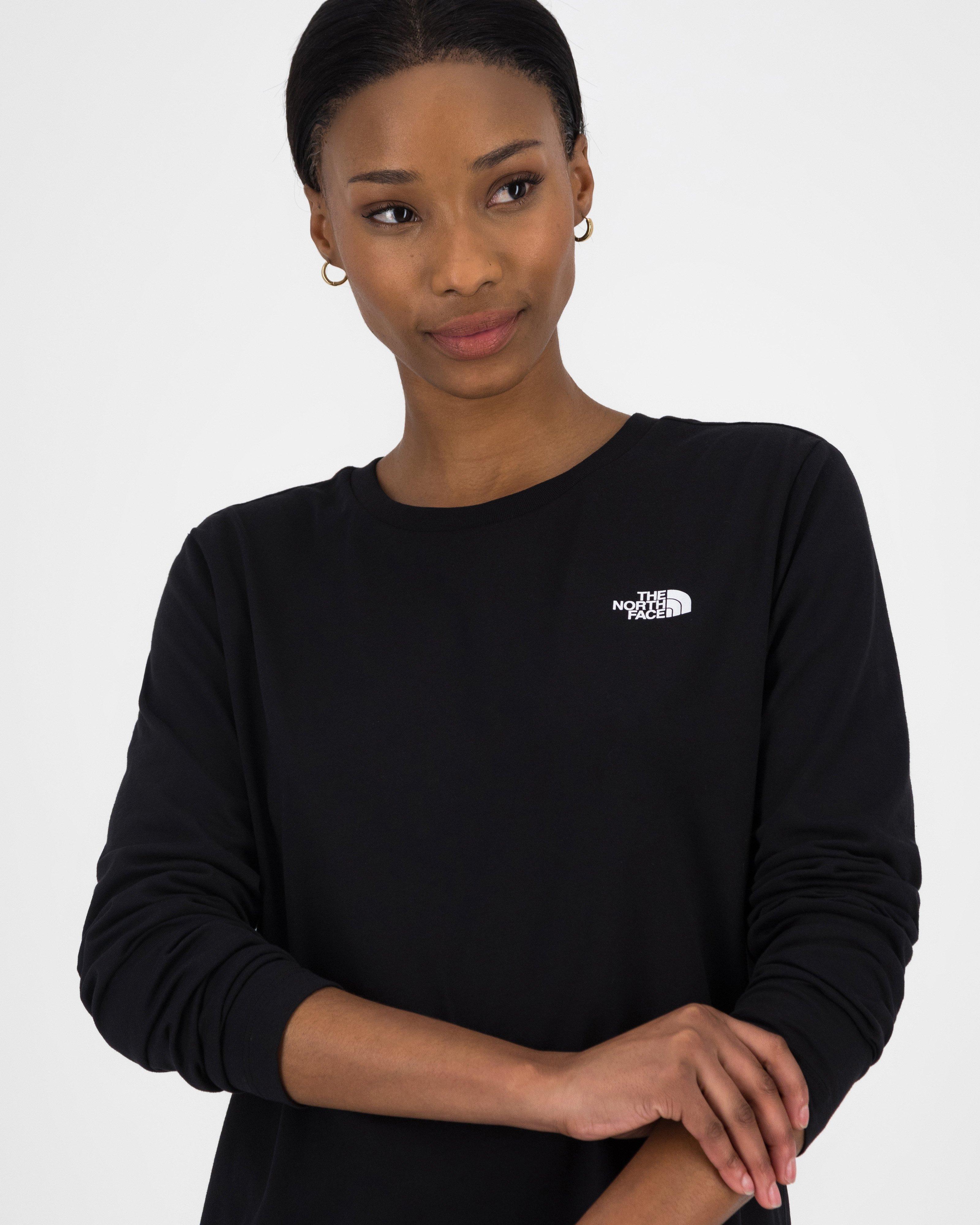 North Face Women’s Simple Dome Long Sleeve T-shirt -  Black