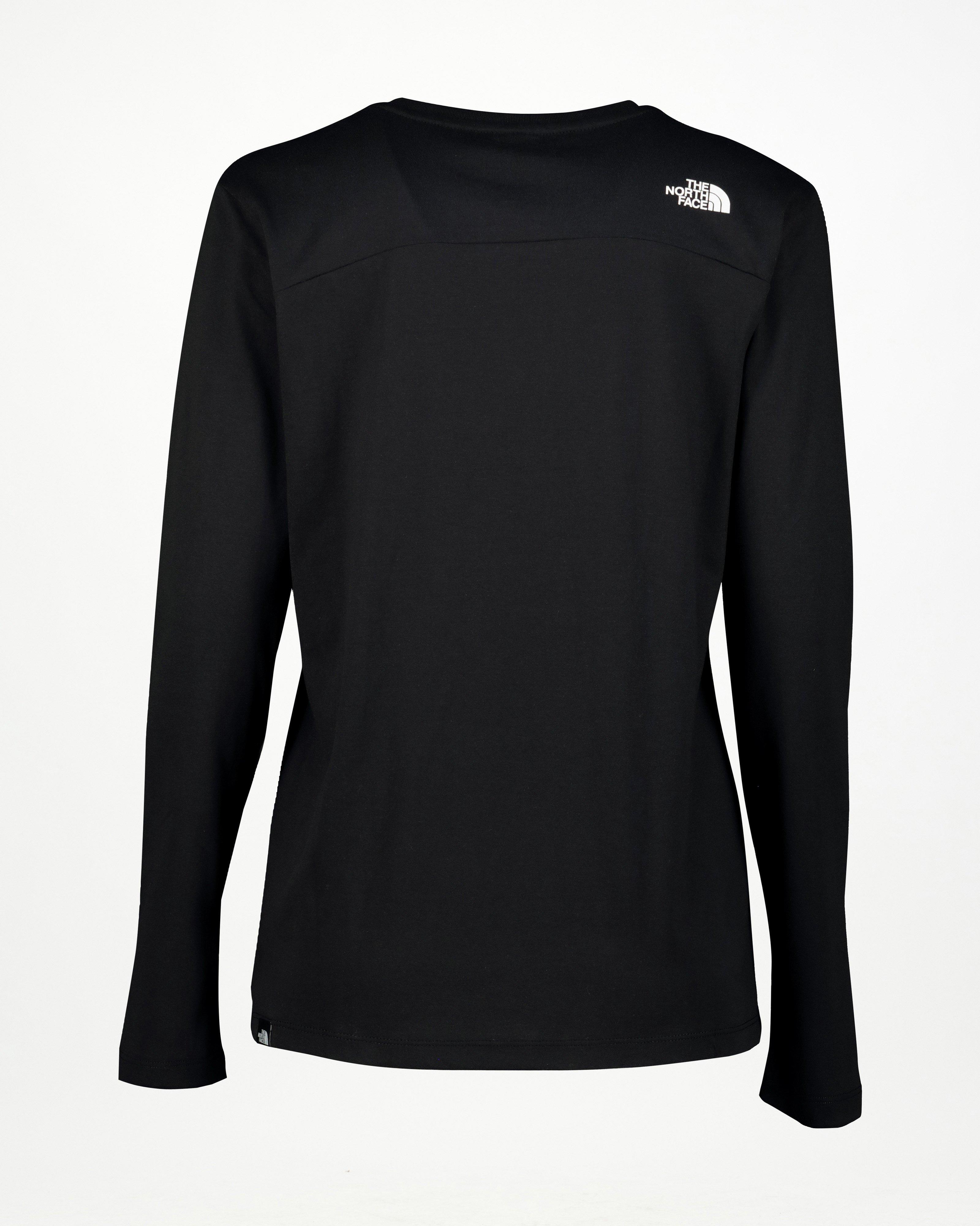 North Face Women’s Simple Dome Long Sleeve T-shirt -  Black