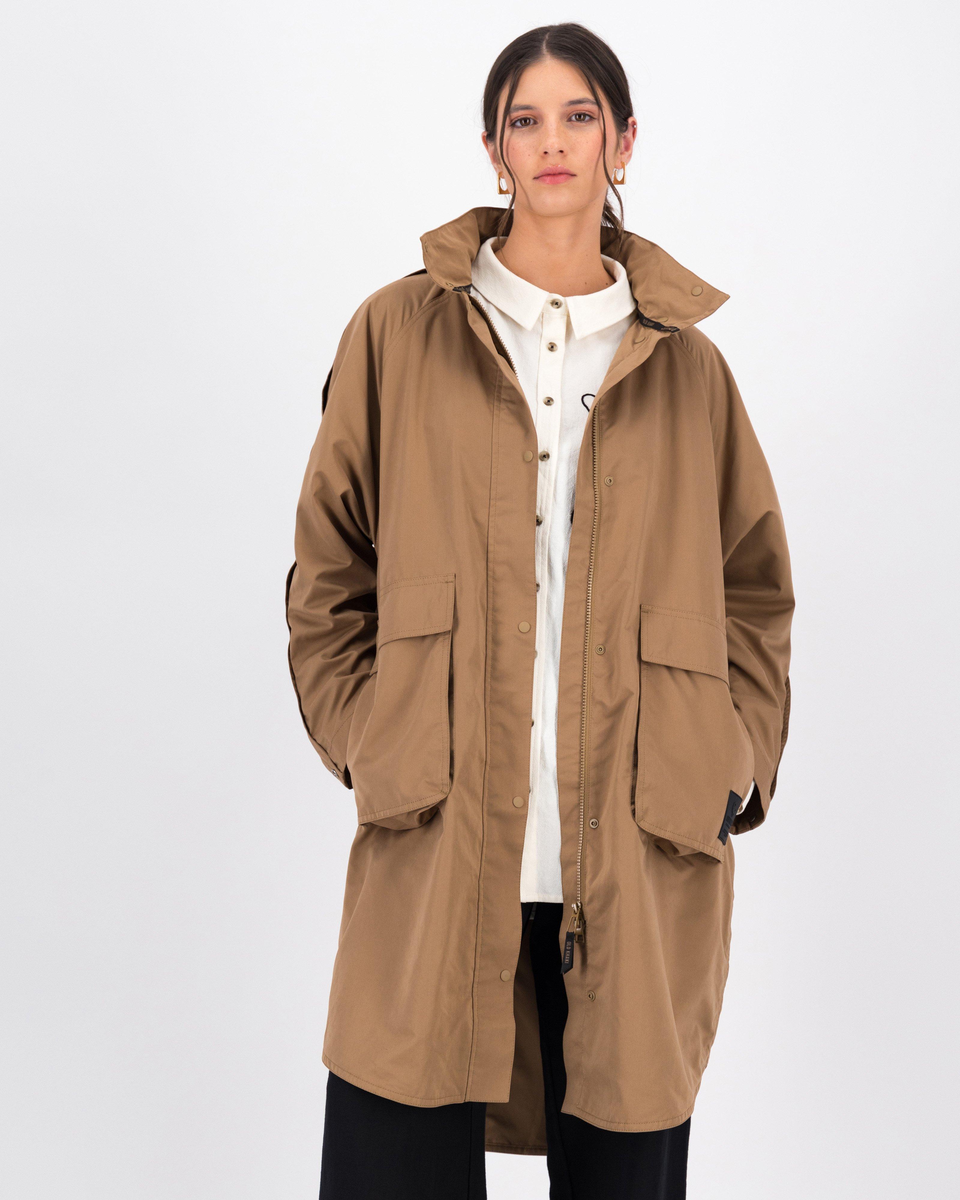 Women’s Annika Longer Length Parka Jacket -  Camel