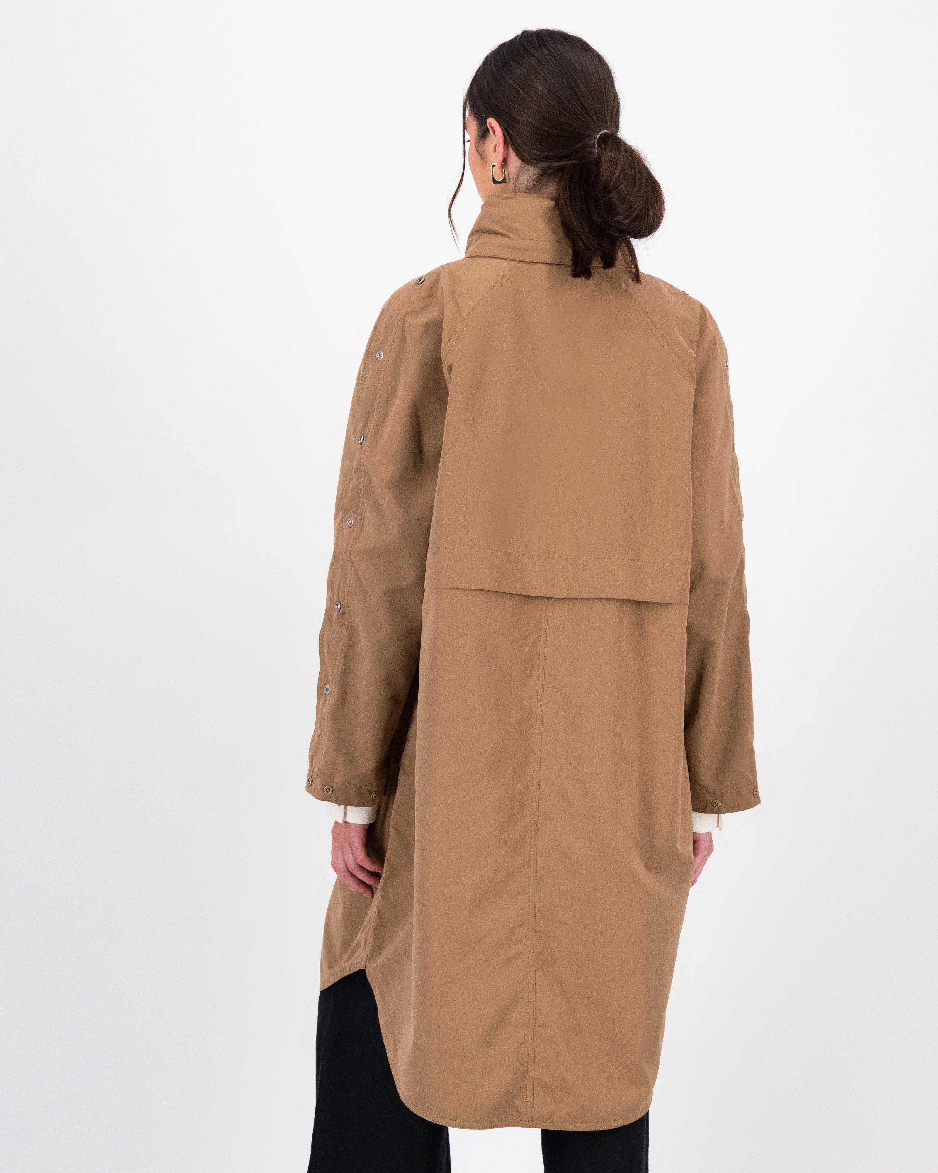 Women’s Annika Longer Length Parka Jacket -  Camel
