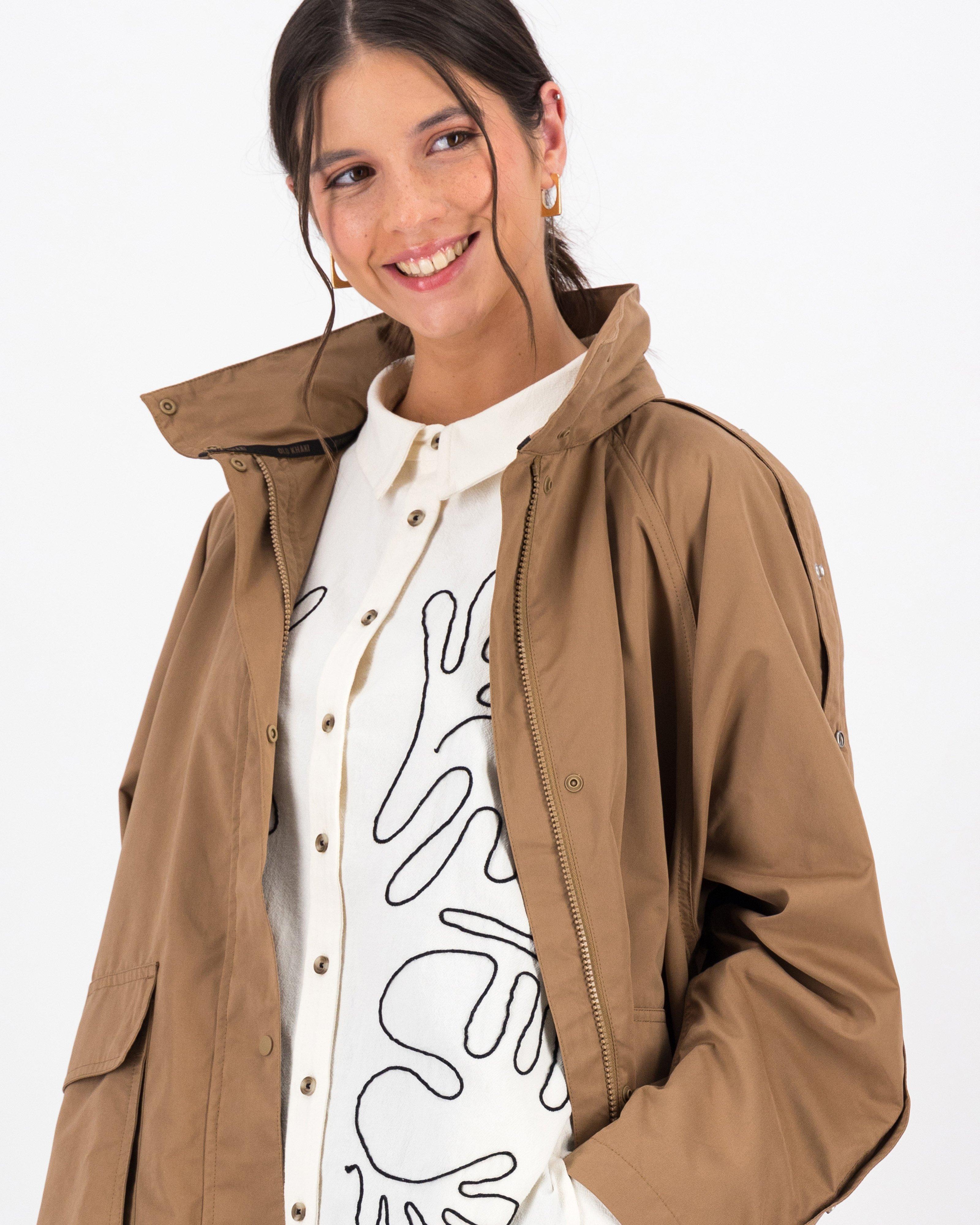 Women’s Annika Longer Length Parka Jacket -  Camel