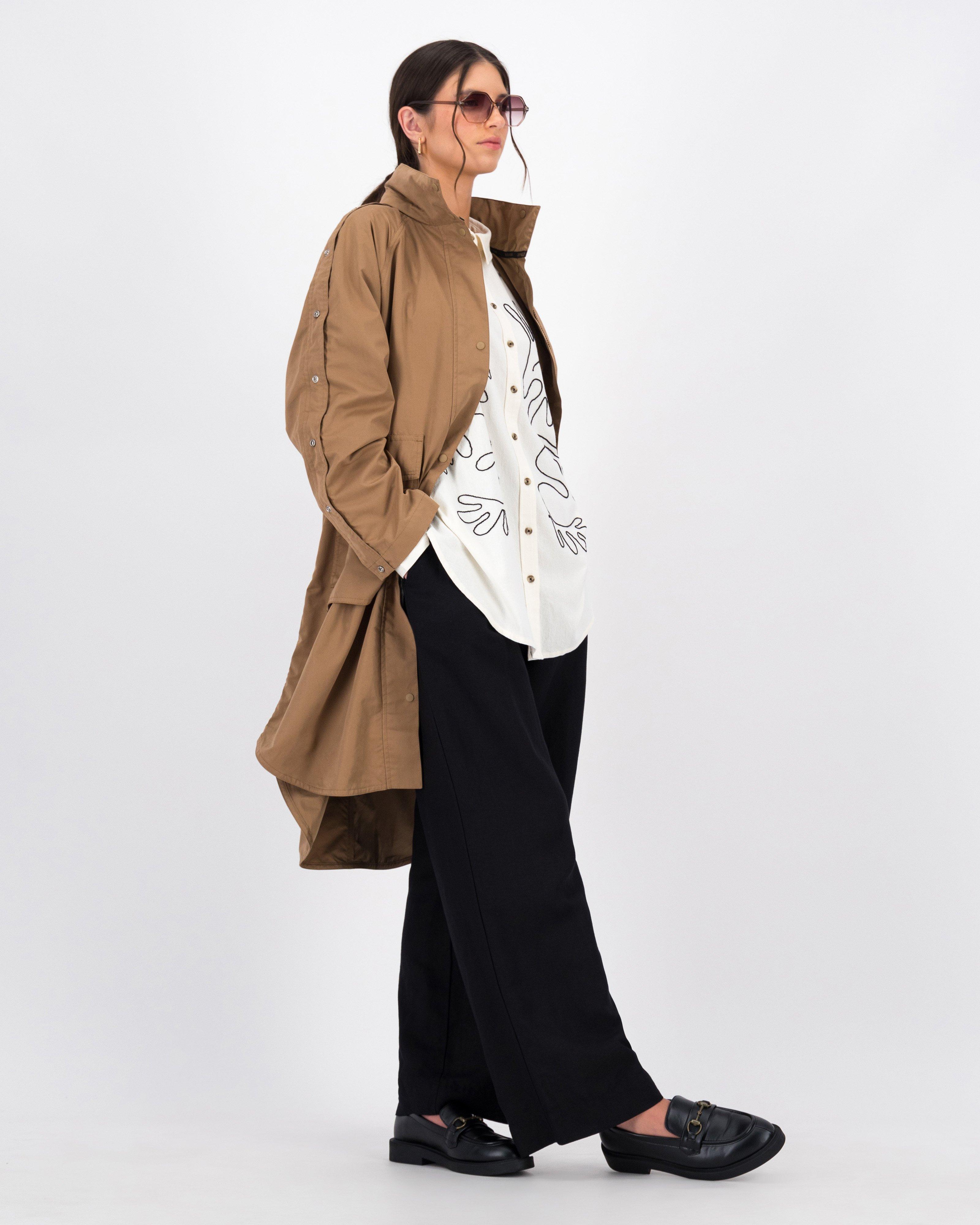 Old Khaki Women’s Annika Longer Length Parka Jacket -  Camel