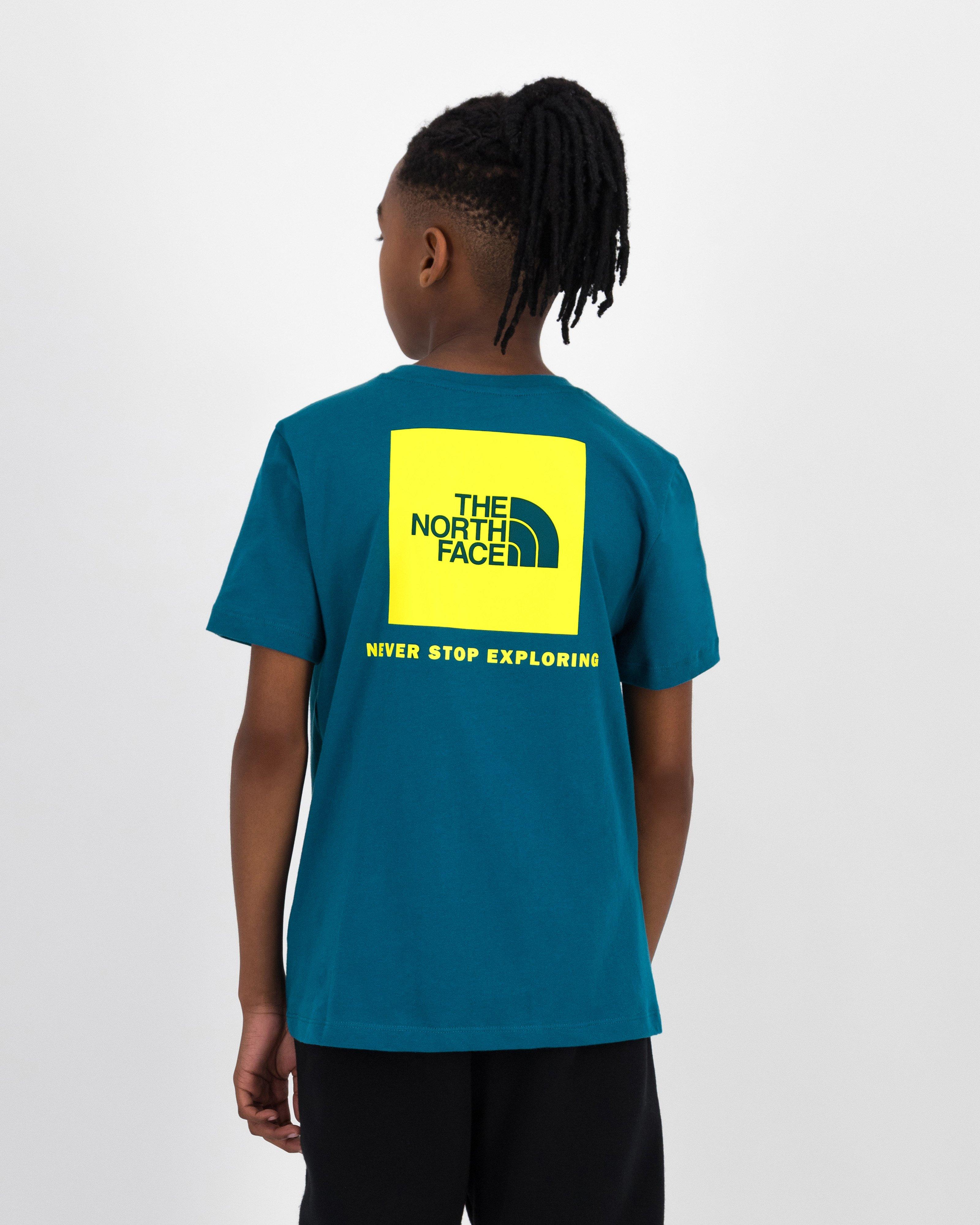 The North Face Youth Red Box Graphic T-shirt -  Egg Yellow