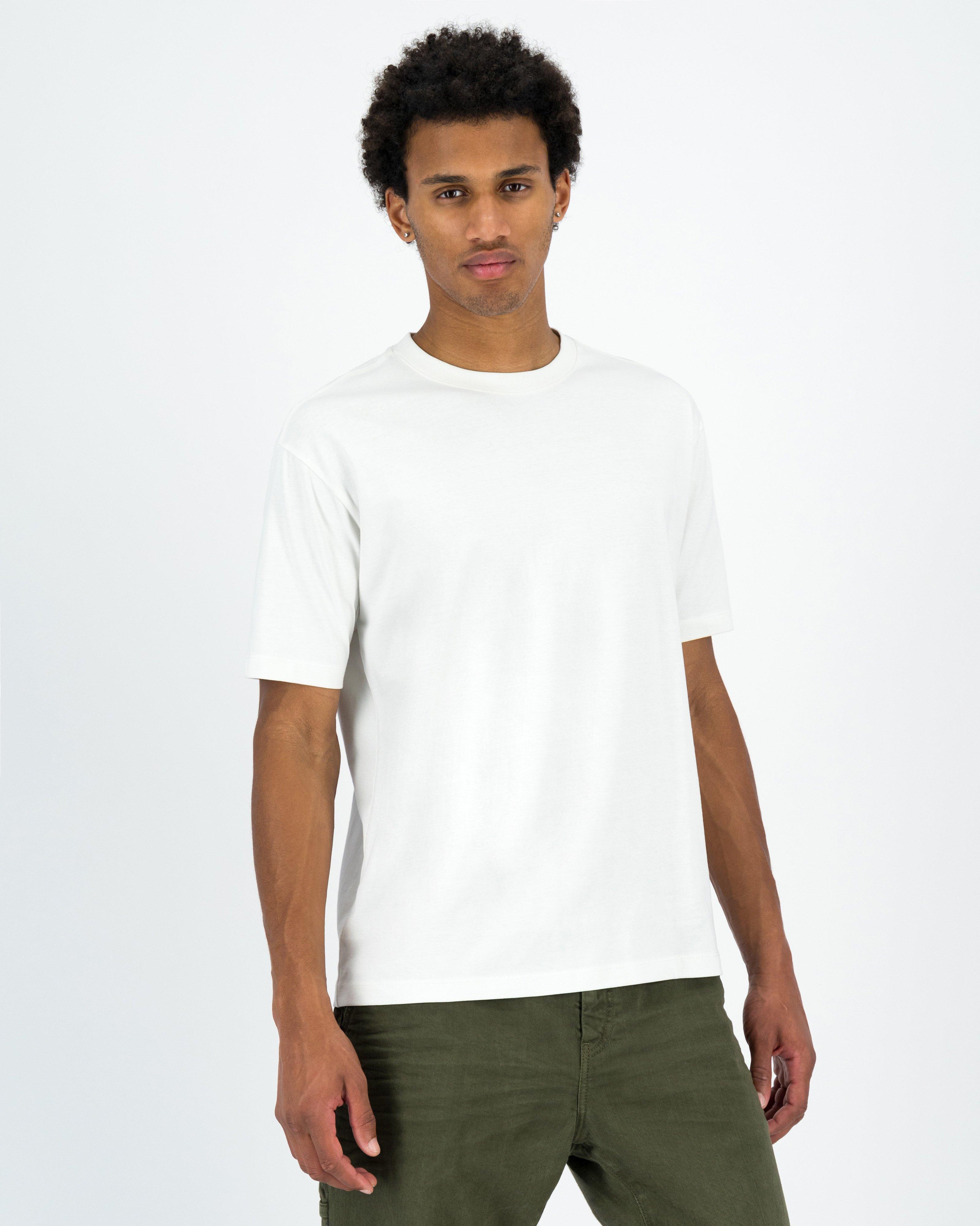 Men’s Dillion Oversized Fit T-Shirt -  White