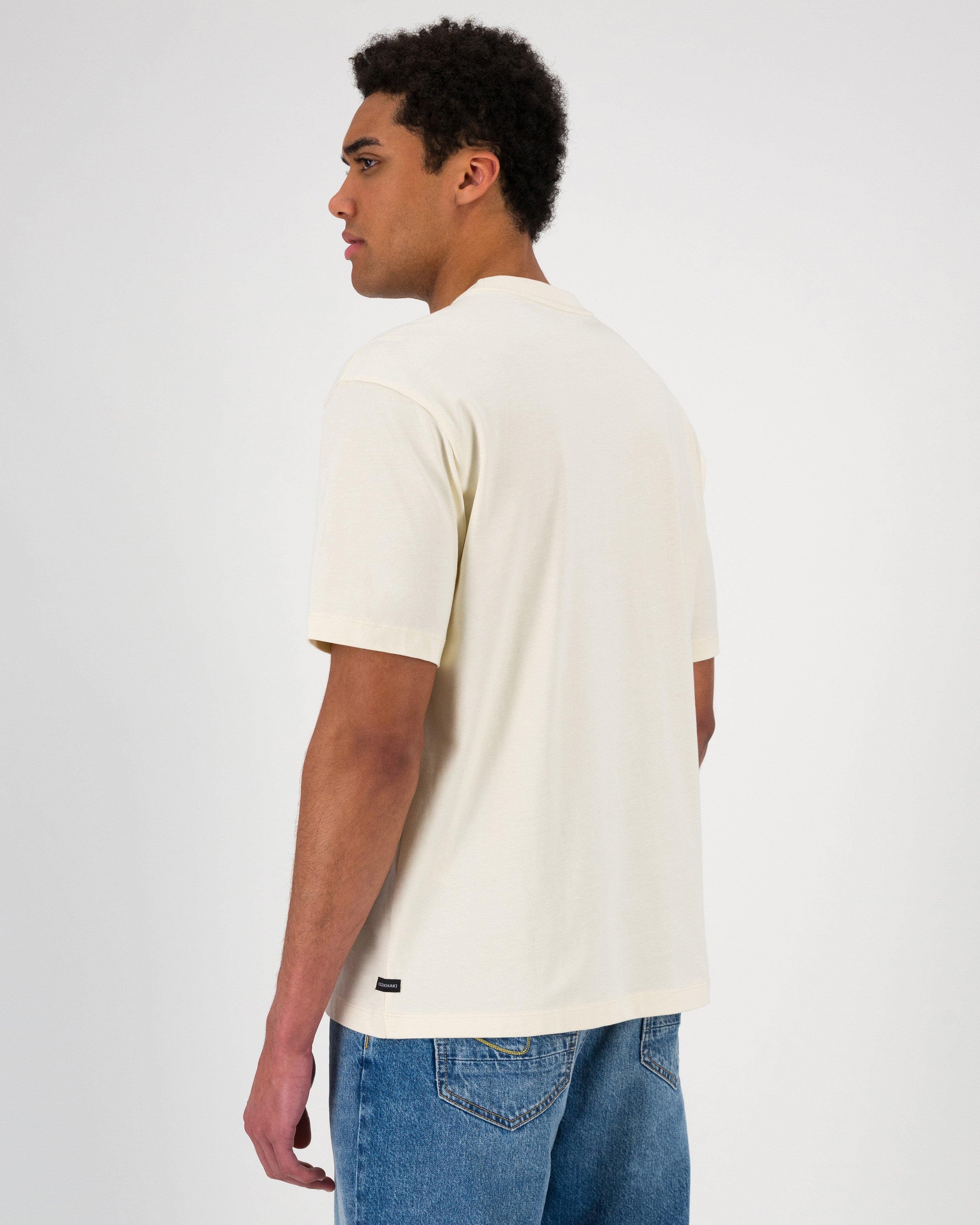 Men’s Dillion Oversized Fit T-Shirt -  Milk