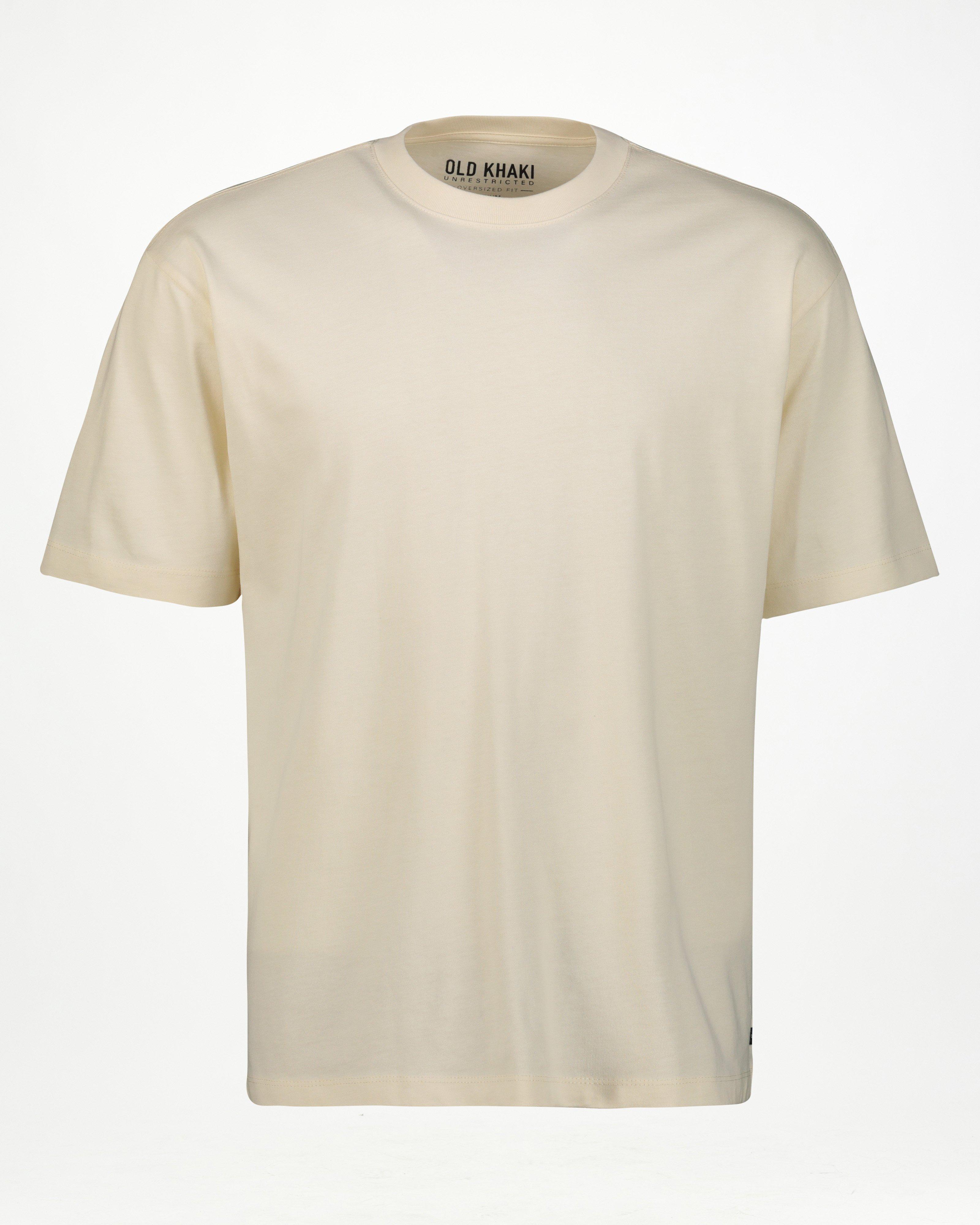 Men’s Dillion Oversized Fit T-Shirt -  Milk