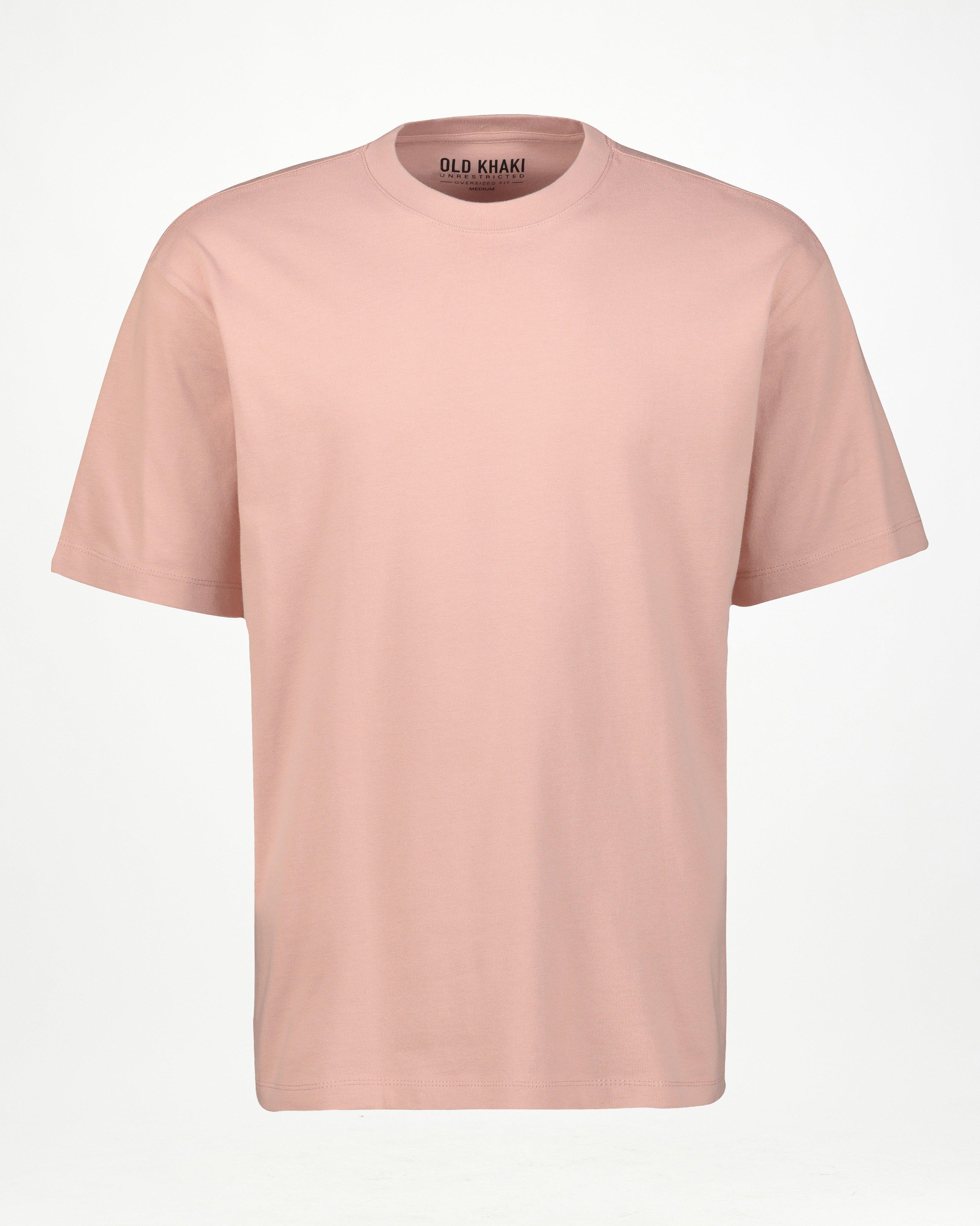 Men’s Dillion Oversized Fit T-Shirt -  Dusty Pink