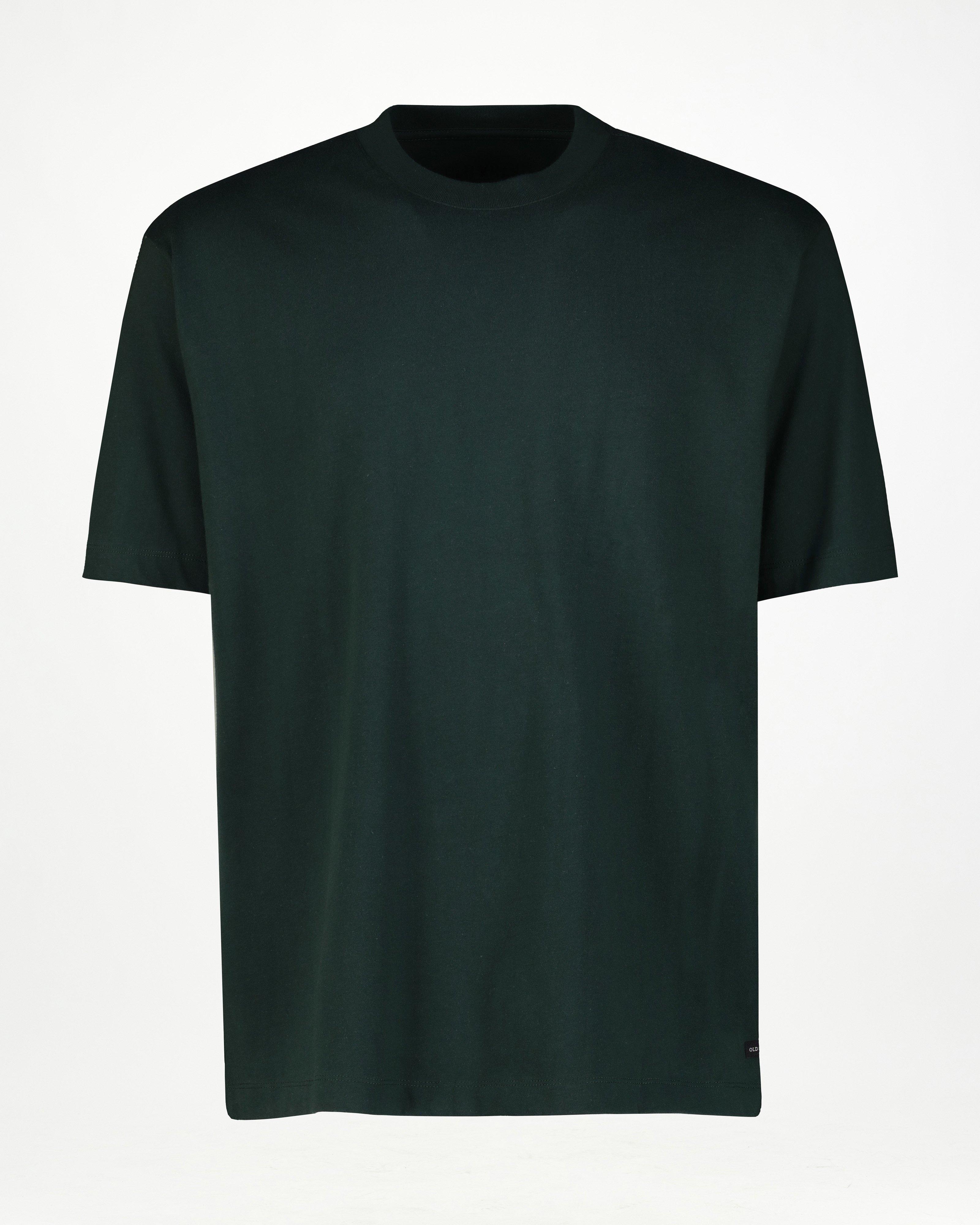 Men’s Dillion Oversized Fit T-Shirt -  Dark Green