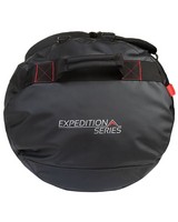 K-Way Expedition Series Sherpa PVC 100L Duffel Bag -  black-red