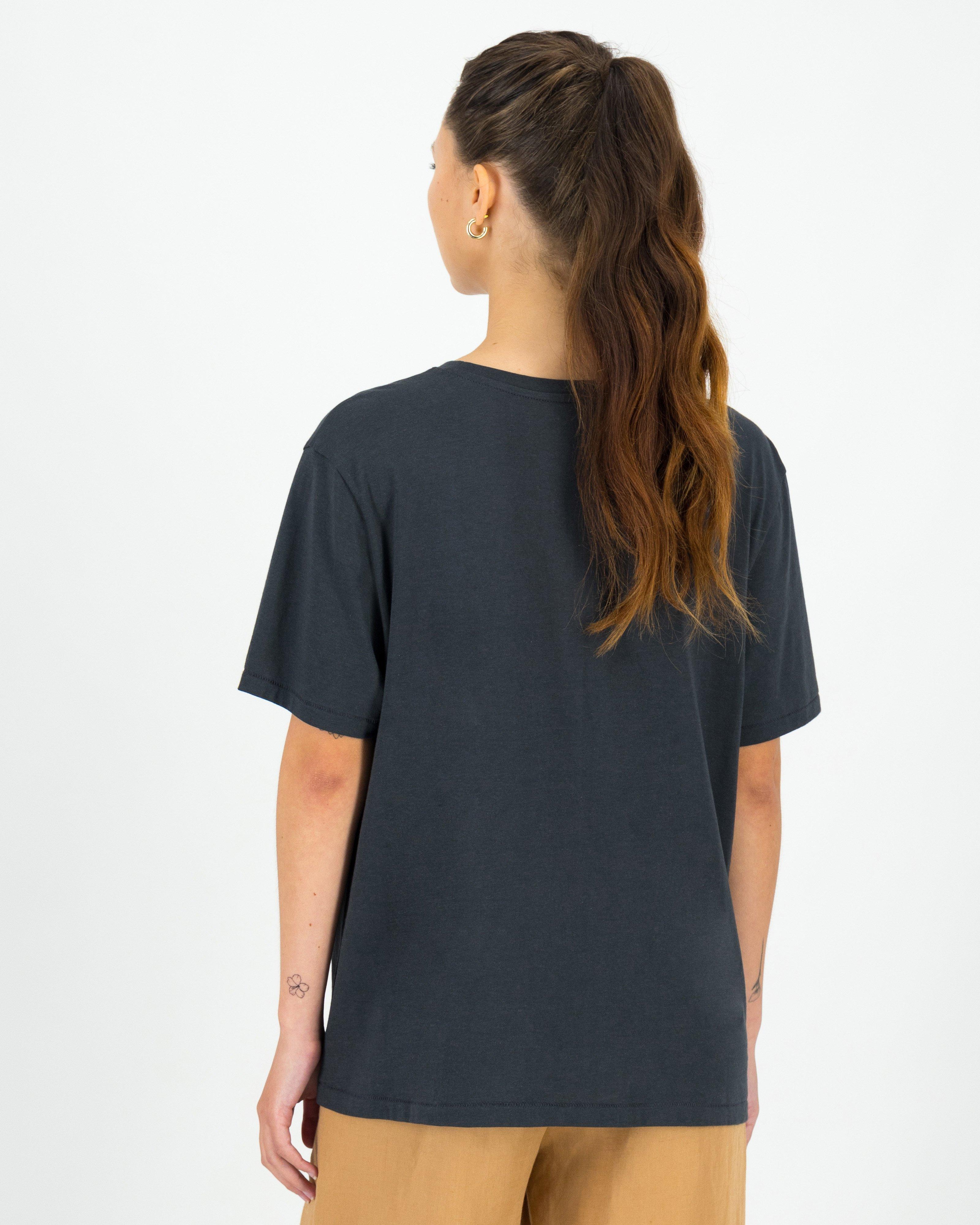 Women’s Cristina Printed T-Shirt -  Charcoal