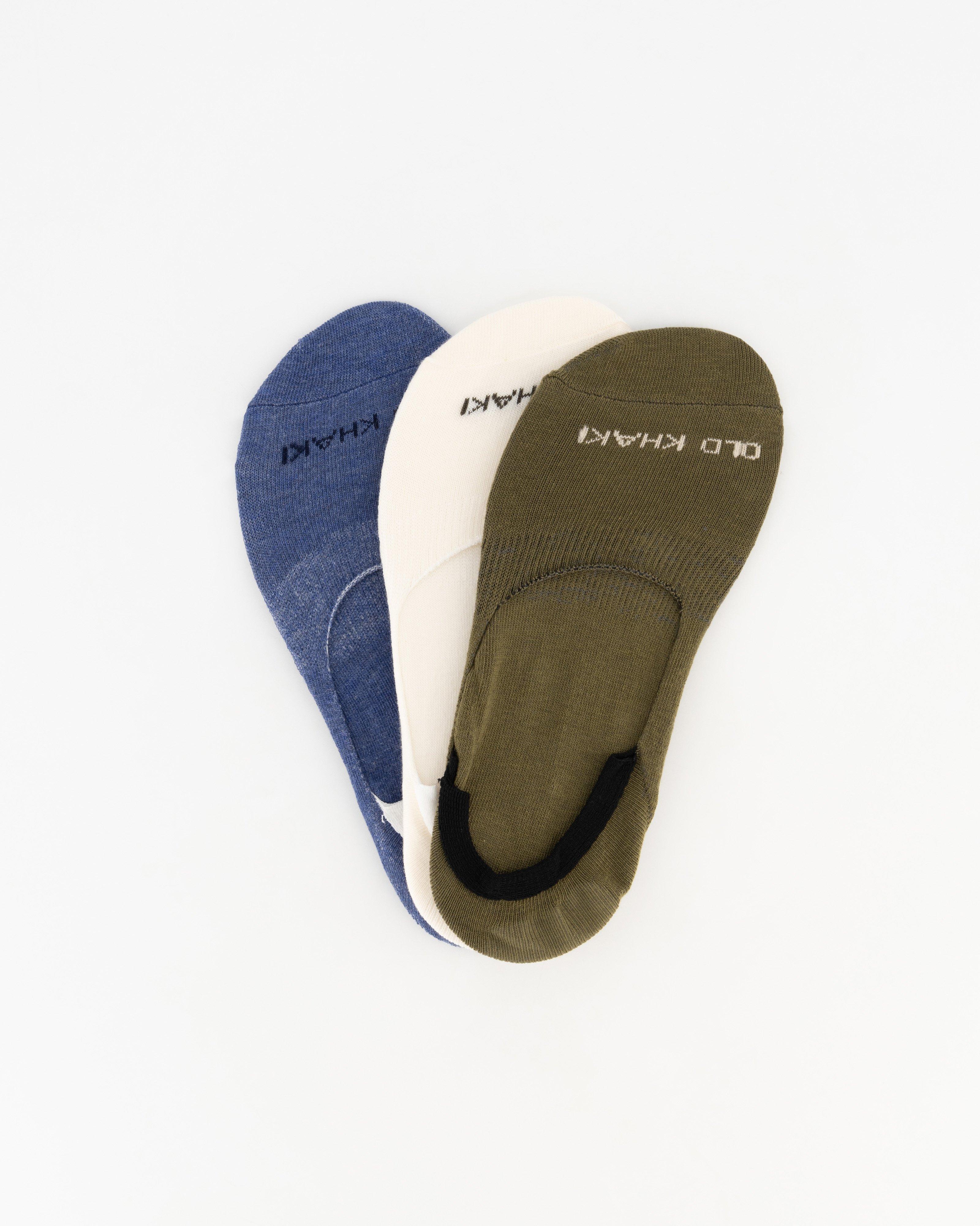  Men’s Niles Sneaker Socks 3-Pack  -  Blue