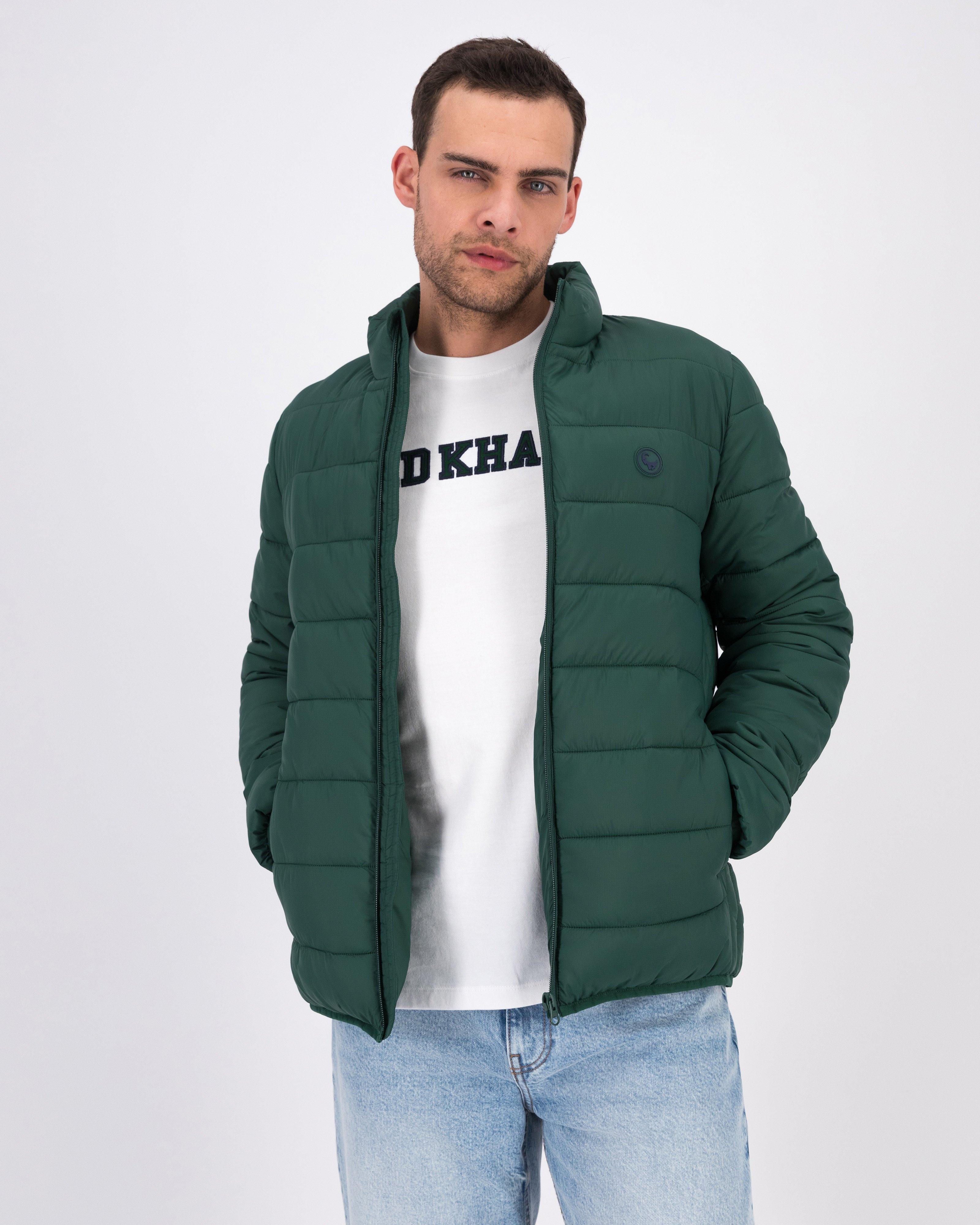 Men’s Kent Puffer Jacket -  Dark Green