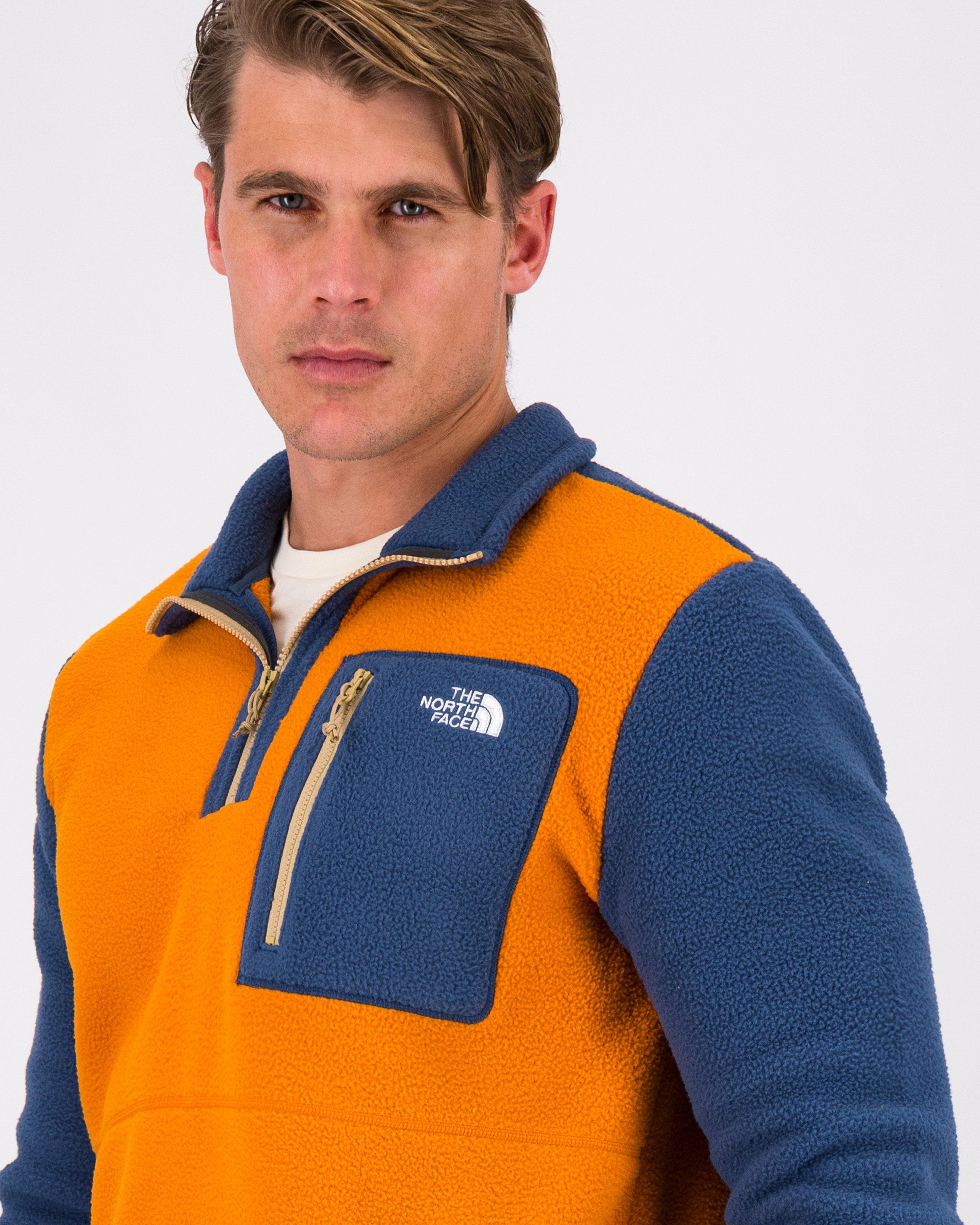 The North Face Men’s Yumiori 1/4 Zip Fleece Jacket -  Blue