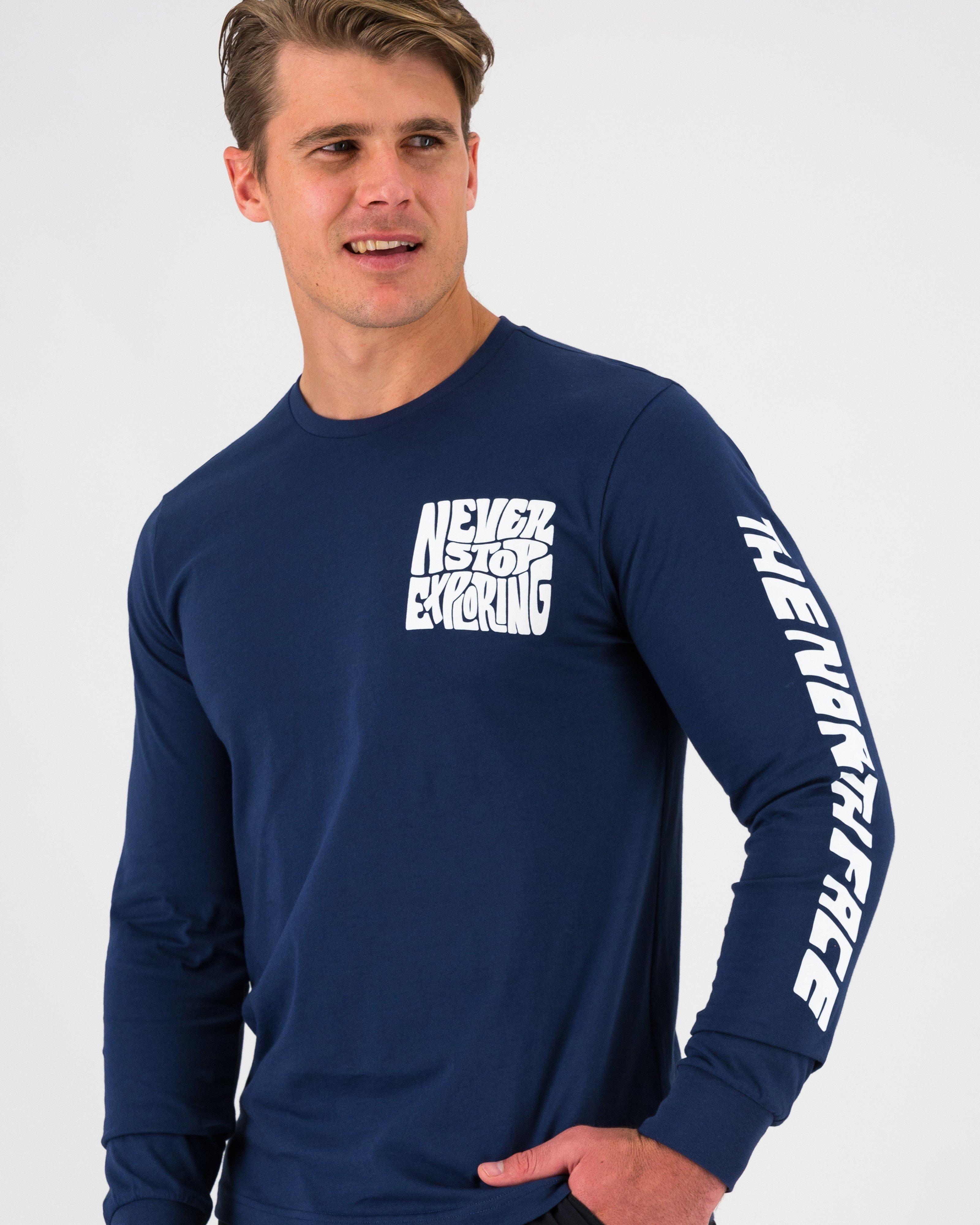 The North Face Men’s Mountain Play Long Sleeve T-shirt -  Navy