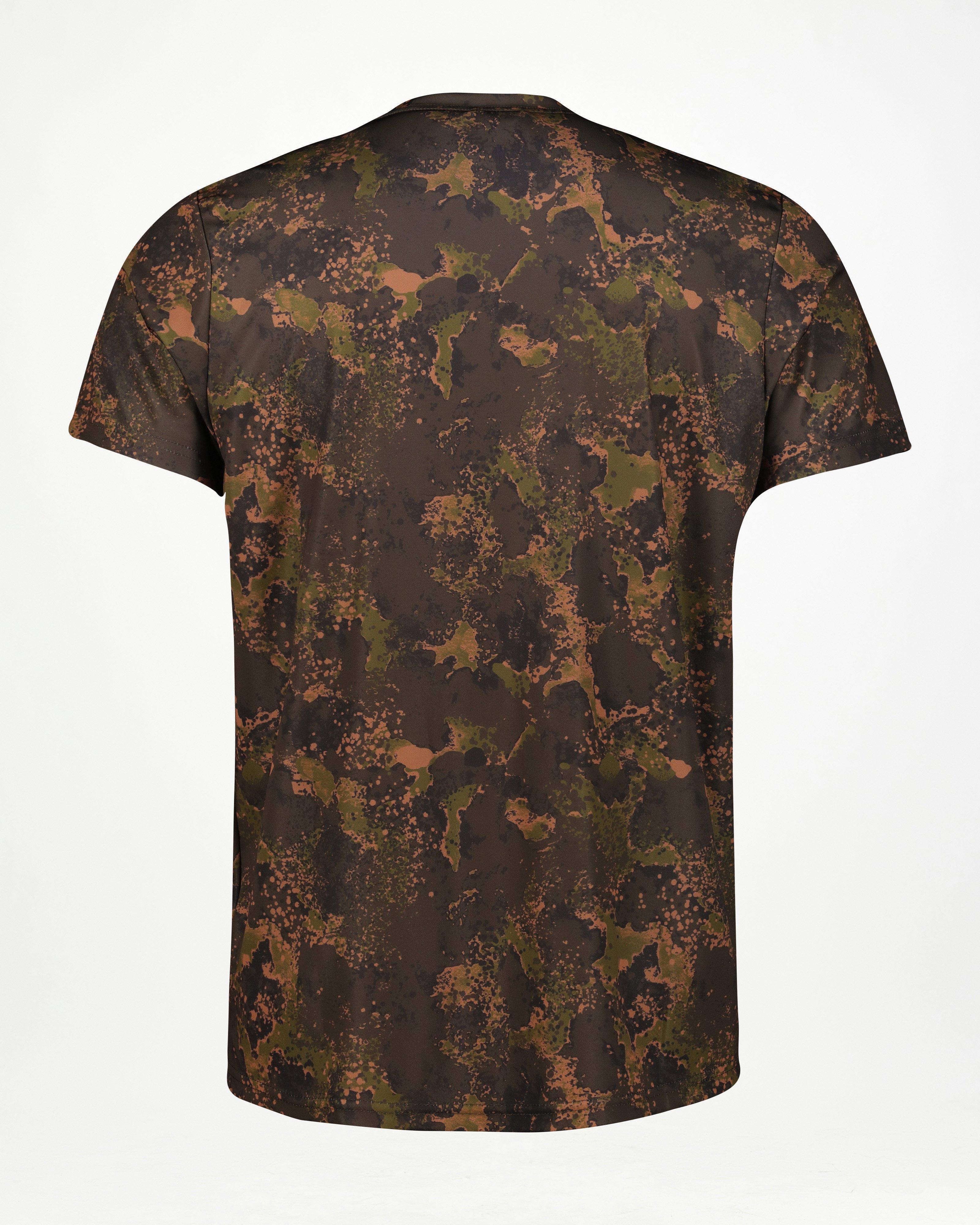 The North Face Men’s Reaxion Amp Crew T-shirt -  Dark Green/Dark Olive