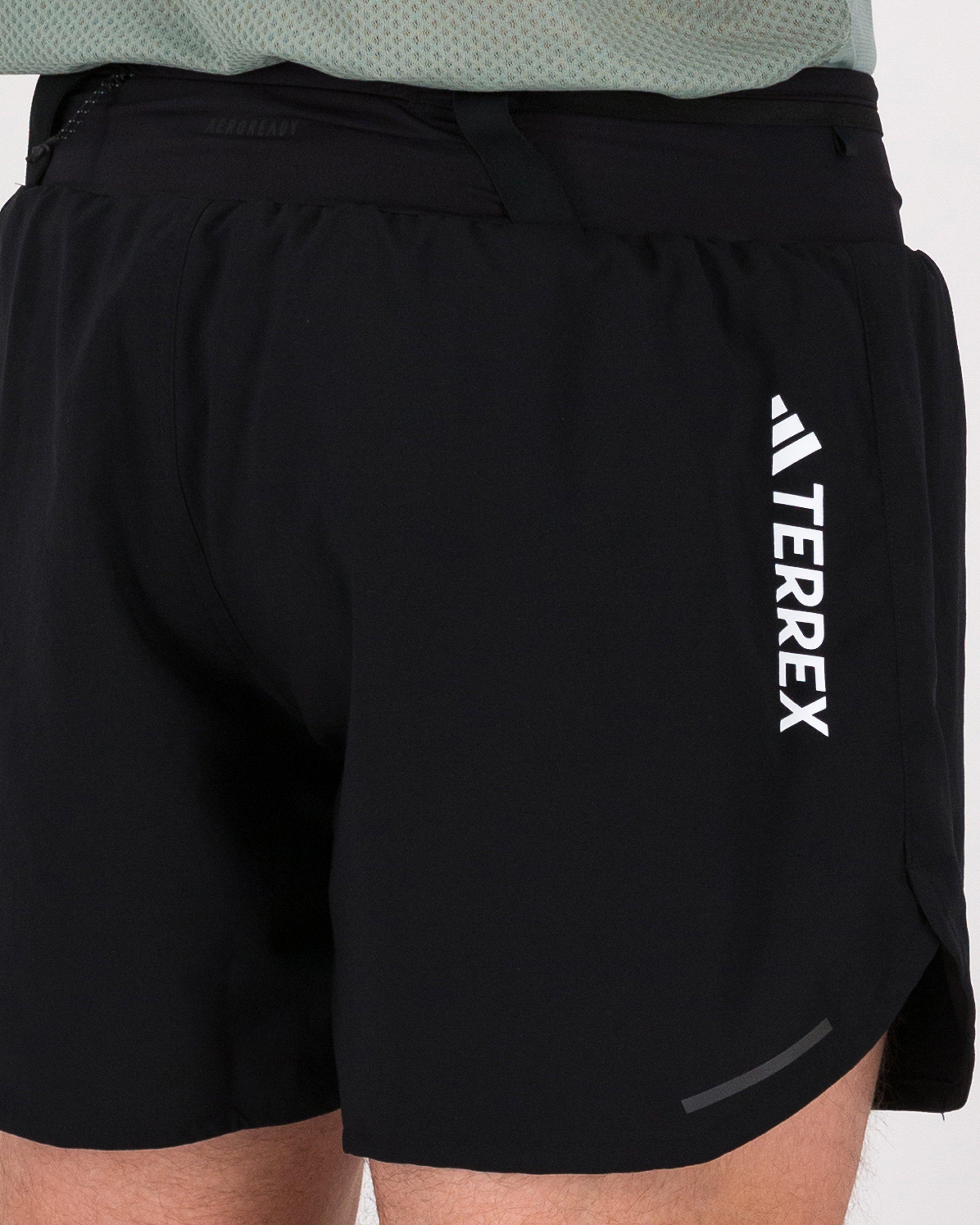 Adidas Men’s Terrex Agravic Trail Running Shorts  -  Black