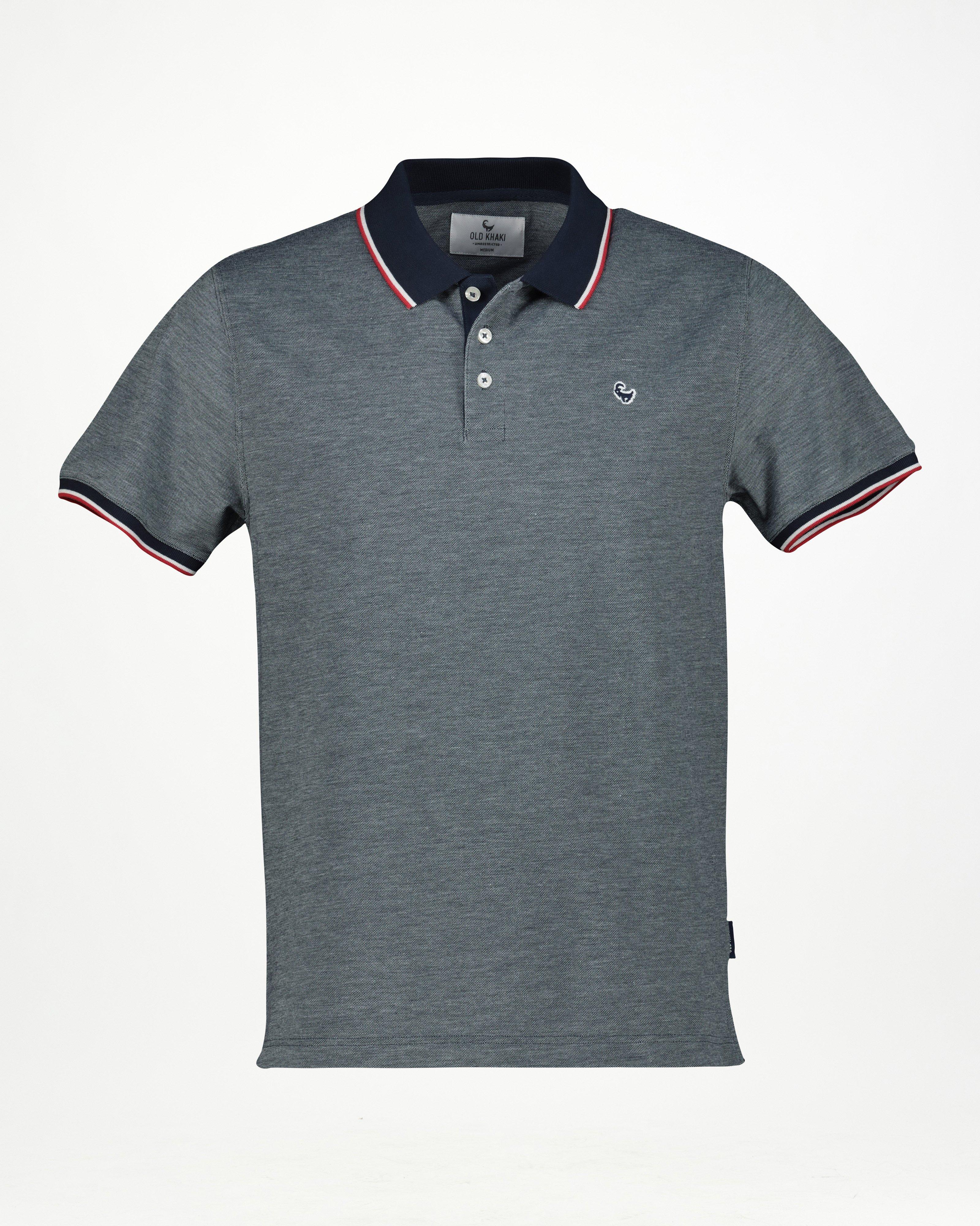 Old Khaki Men’s Didi Tipped Golfer -  Navy