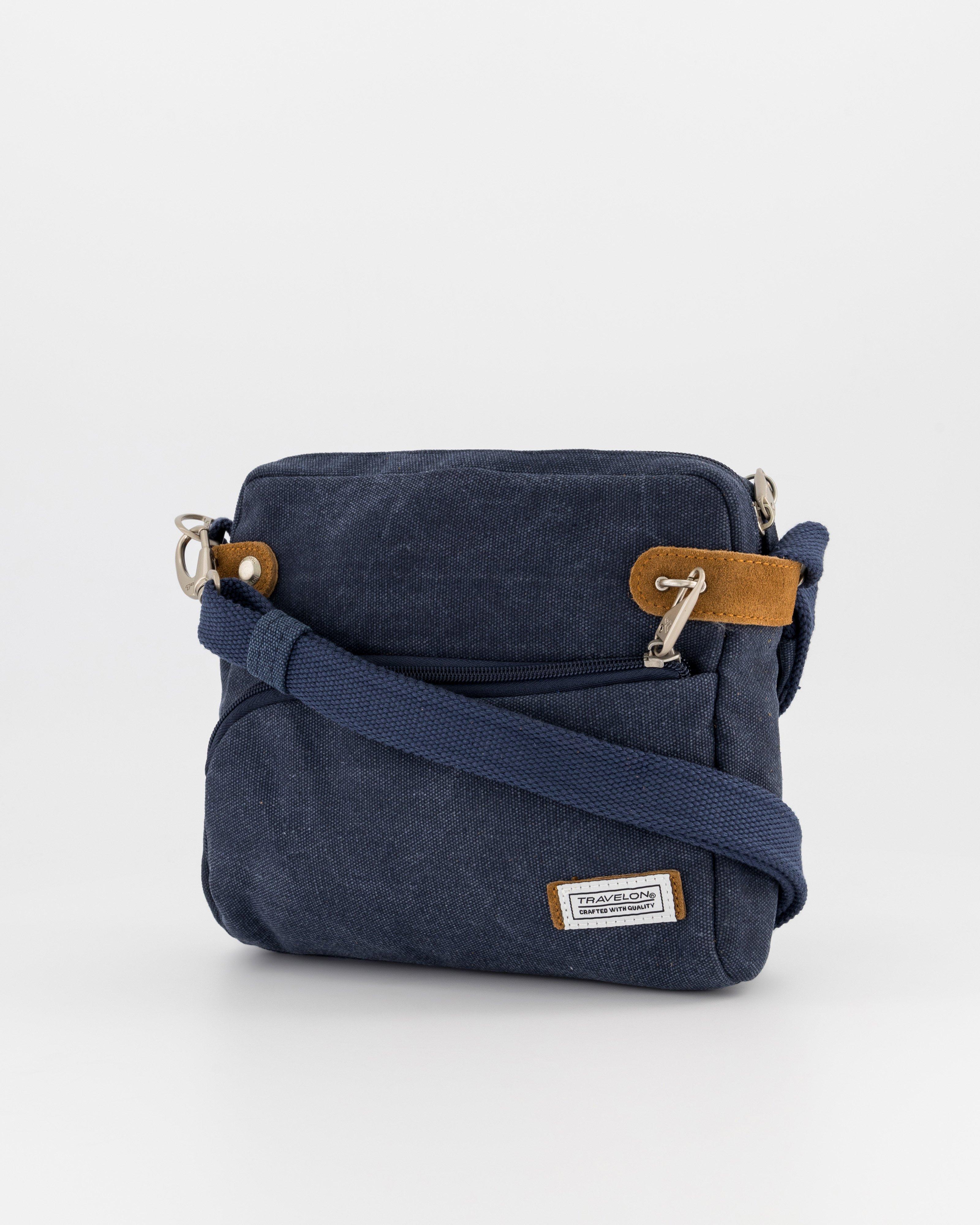 Travelon Heritage Anti-Theft Crossbody Bag -  Indigo