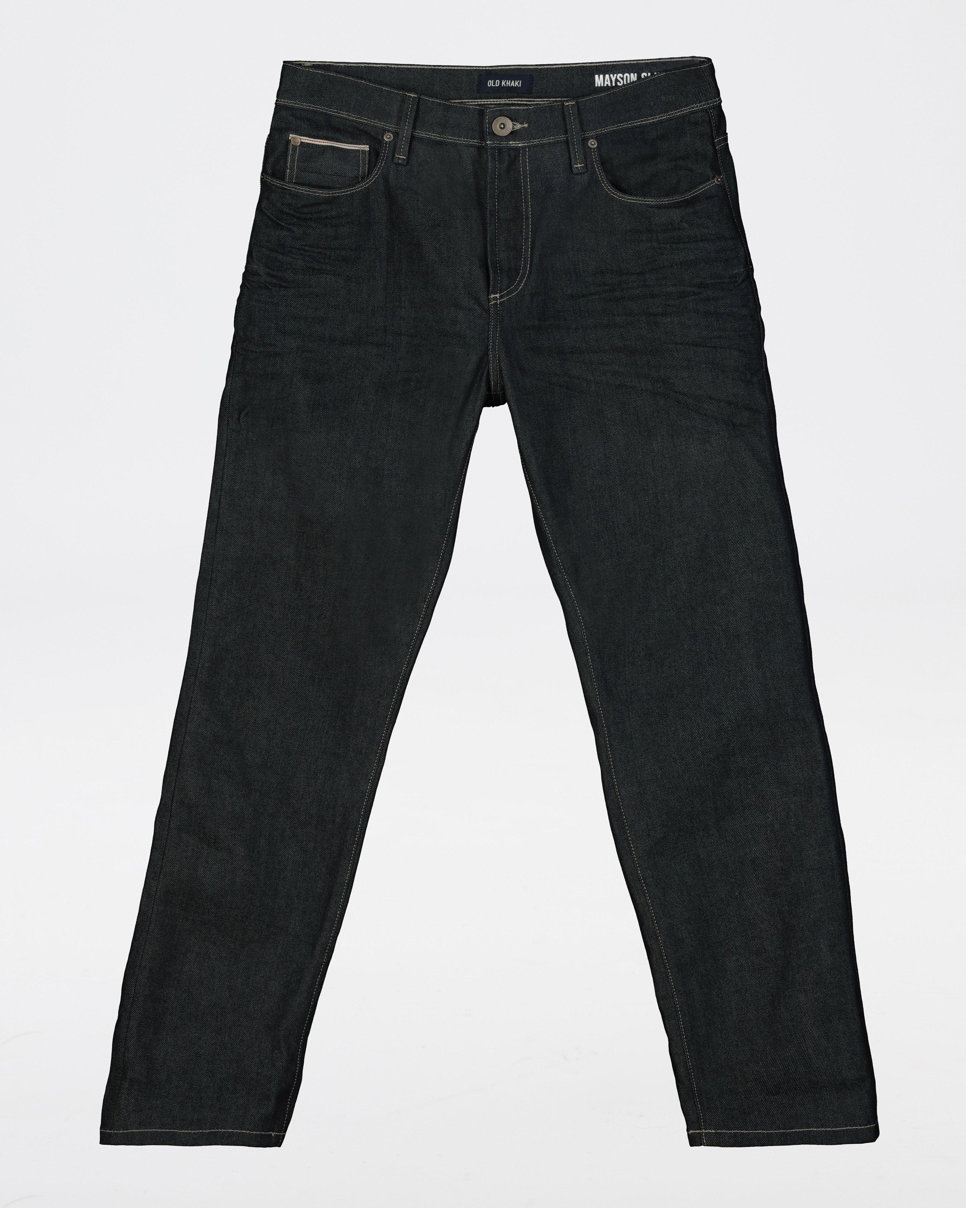 Men’s Mayson Raw Selvedge Denim Old Khaki