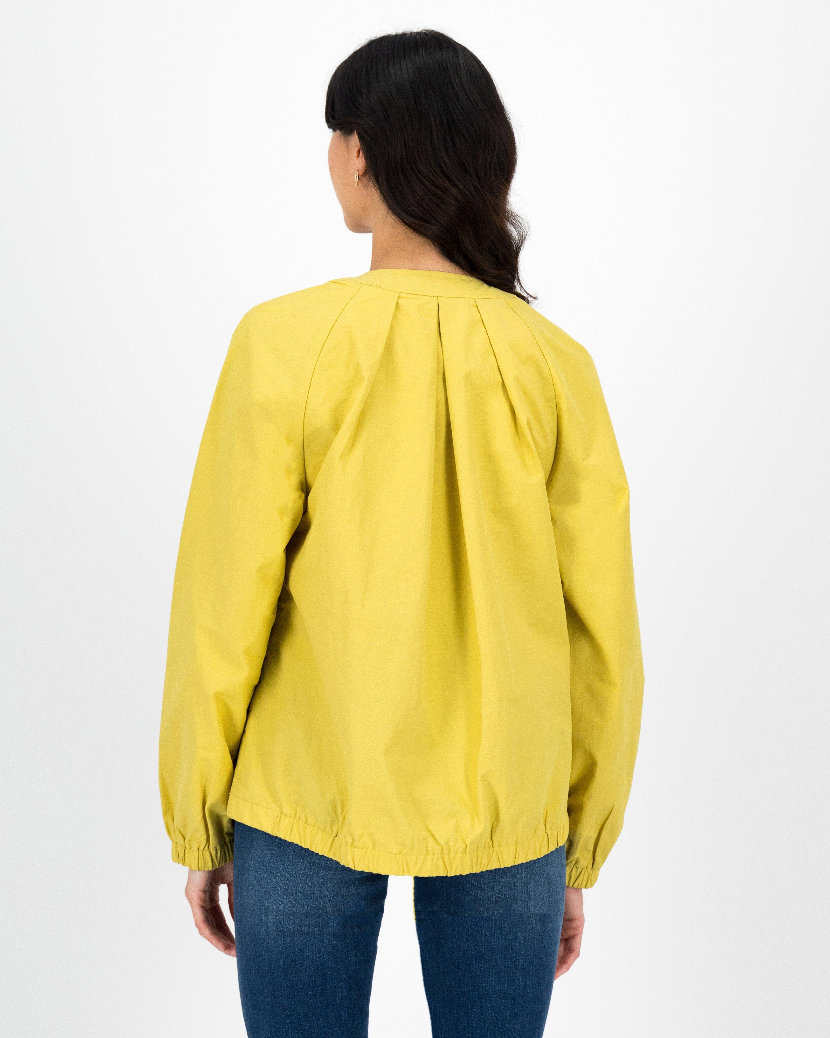 Milia Crop Parka -  Yellow